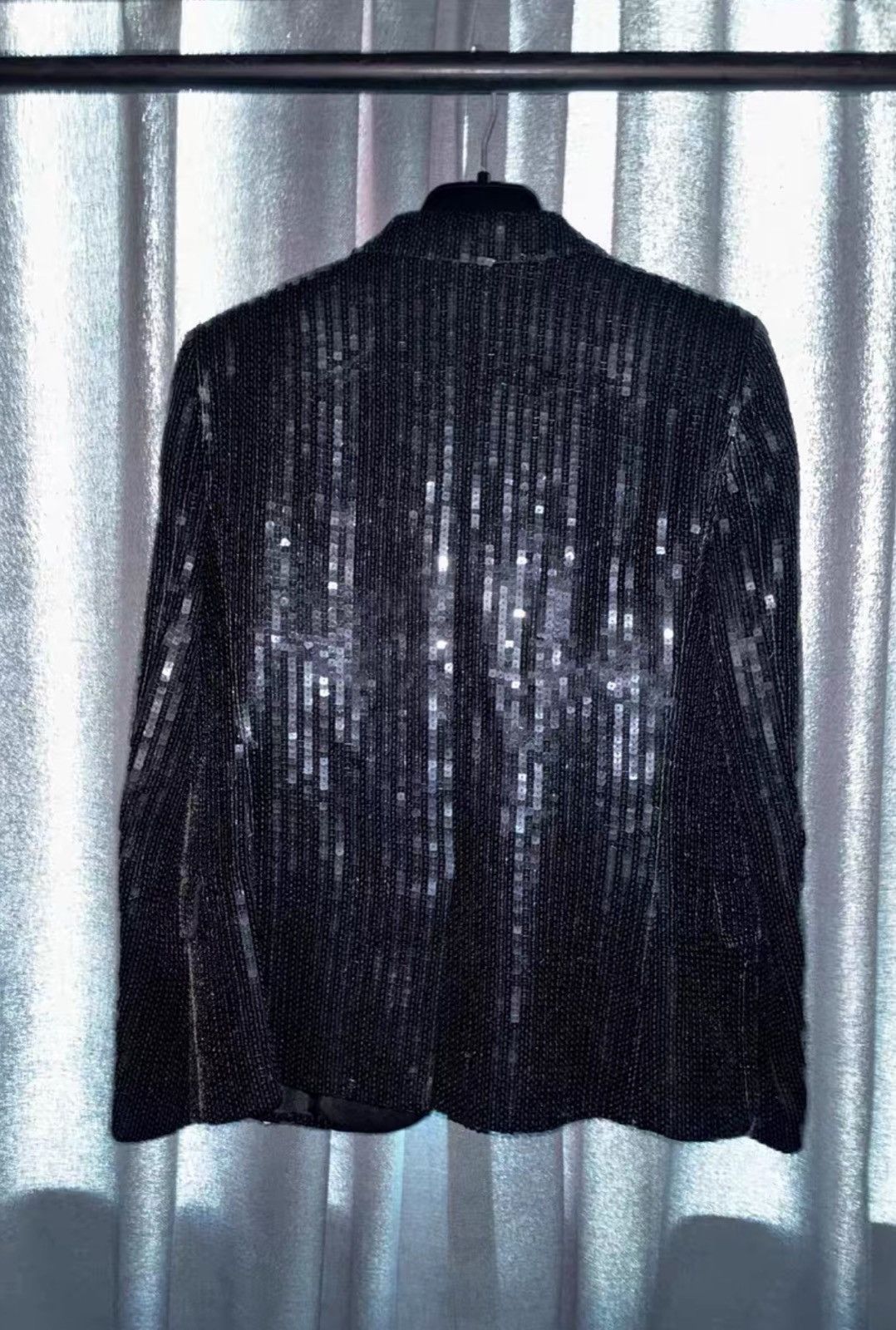 Saint Laurent Paris Saint Laurent SLP 2013FW Black Scale Smoking Jacket Size S / US 4 / IT 40 - 2 Thumbnail