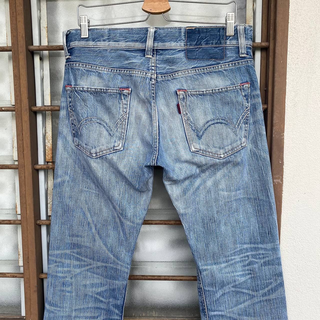 Edwin FLARED VTG EDWIN JAPAN STONEWASH CLAWMARK REDBUTTON BJ07-14 Size US 30 / EU 46 - 14 Thumbnail