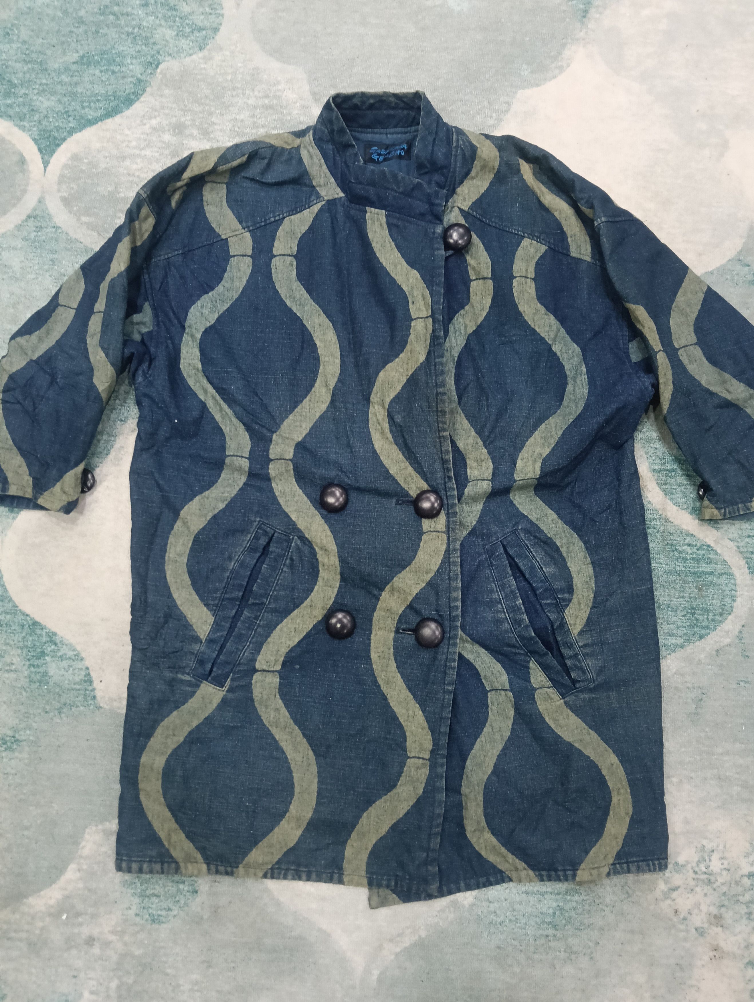 Indigo Blue Indigo SASAKURA GENSHO Japan Brand Size XL / US 12-14 / IT 48-50 - 2 Thumbnail