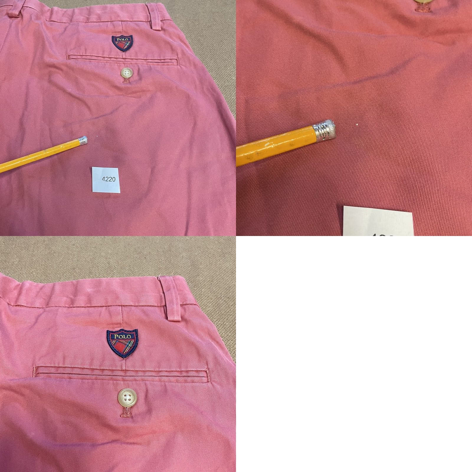 Polo Ralph Lauren Polo Golf Ralph Lauren Shorts Mens 33 Pink Fairway Short Embroidered Crest Casual Chino Pocketed 9in Inseam Mens Regular Classic Button Zipper Fly Size US XS / EU 42 / 0 - 8 Thumbnail