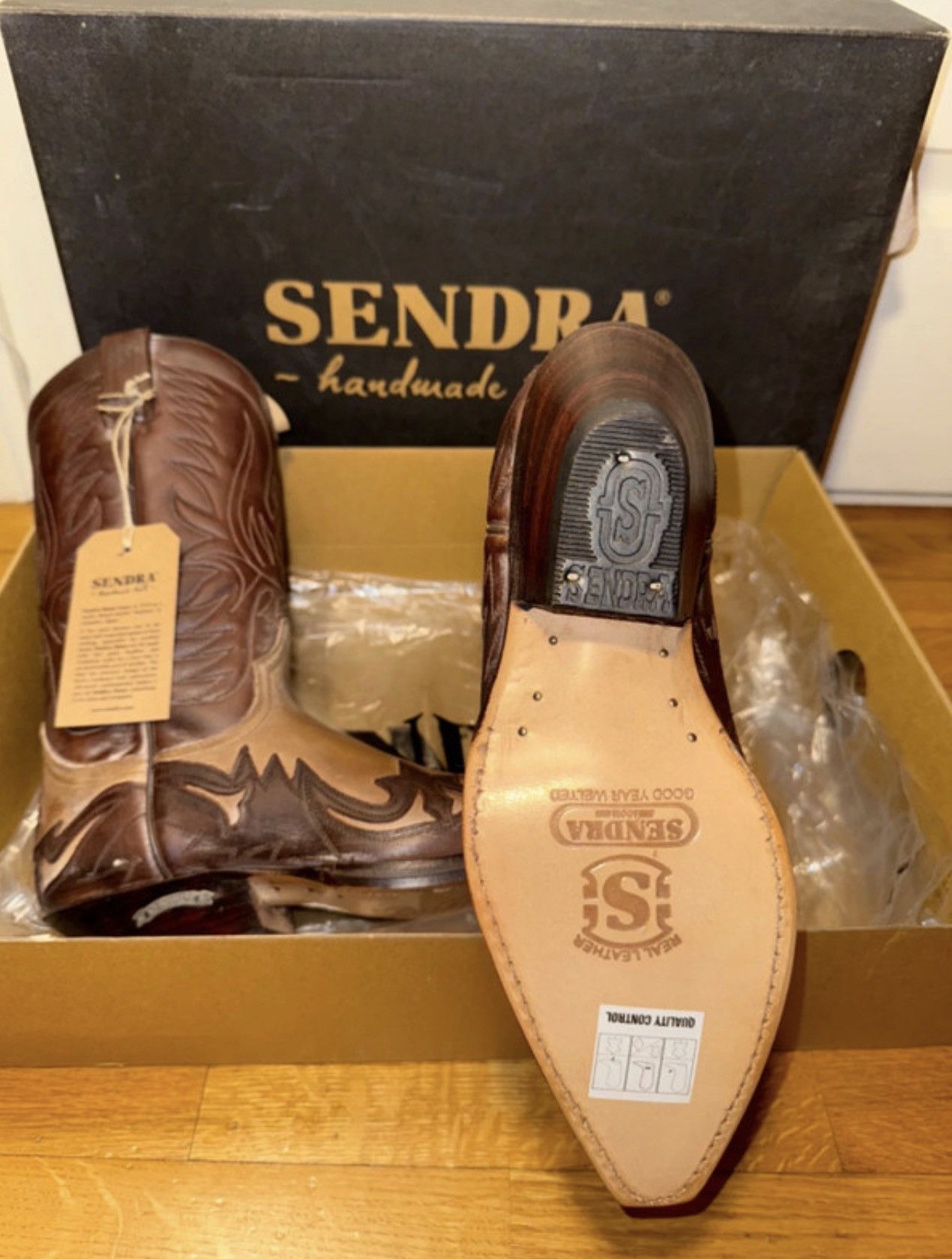 Sendra Sendra women’s leather western boots comfy heel winter style Size US 4.5 / IT 34.5 - 5 Thumbnail
