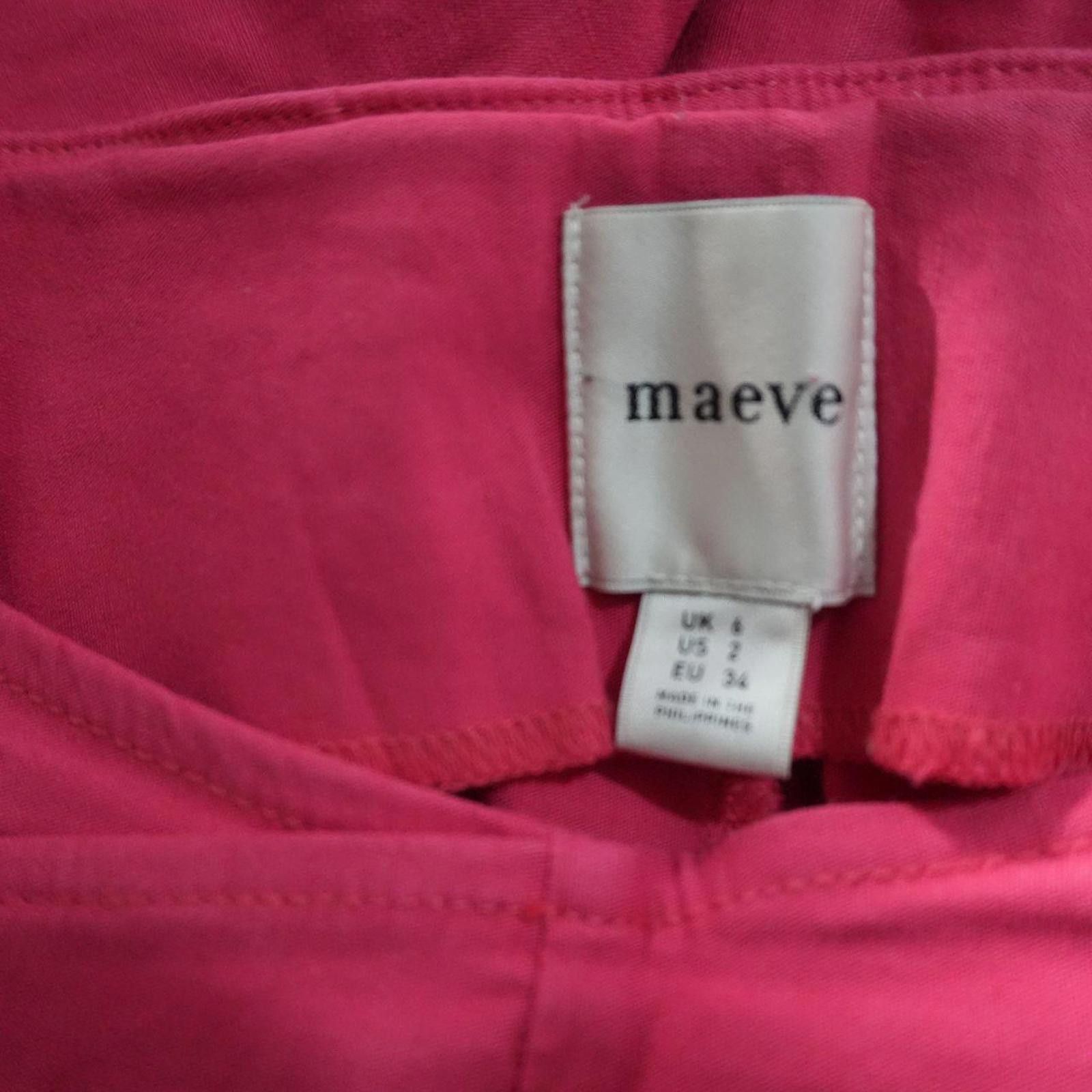Marvel Comics Anthropologie Pants Women's 2 Pink Maeve Size 28" / US 6 / IT 42 - 2 Thumbnail