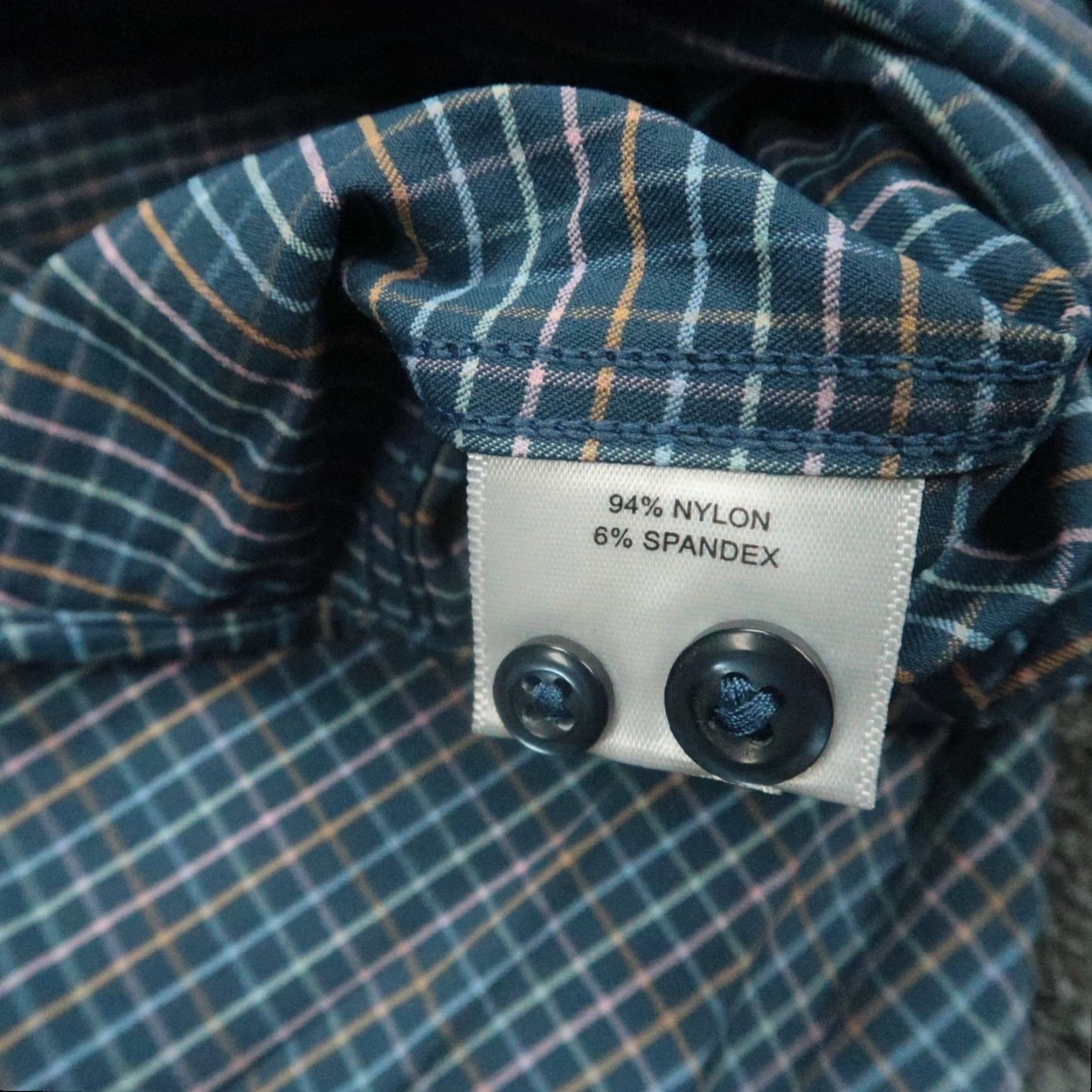 Peter Millar Peter Millar Shirt Men XL Extra Large Blue Check Long Sleeve Button Up Size US XL / EU 56 / 4 - 4 Thumbnail