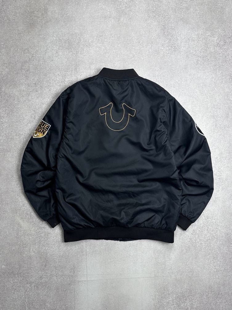 True Religion Vintage True Religion Nylon Oversized Bomber Jacket Y2K XL Size US XL / EU 56 / 4 - 2 Thumbnail
