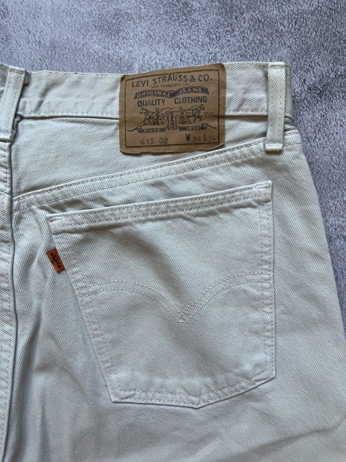 Levi's × Levi's Vintage Clothing × Vintage Vintage 90s Levis 615 Orange Tab Mens Loose Fit Denim Jeans Size US 32 / EU 48 - 7 Thumbnail