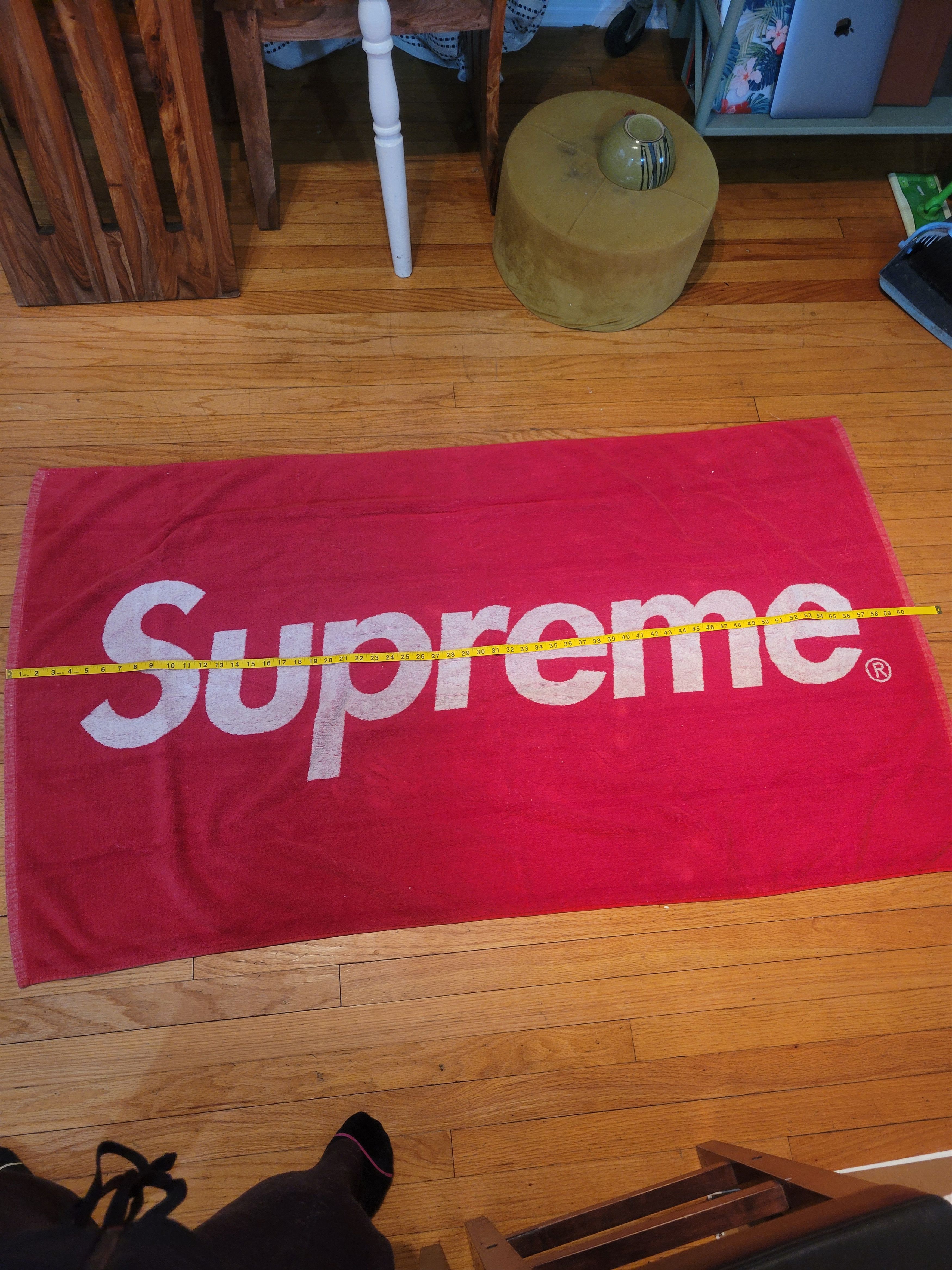 Supreme Supreme Red Beach Towel Box Logo | Grailed