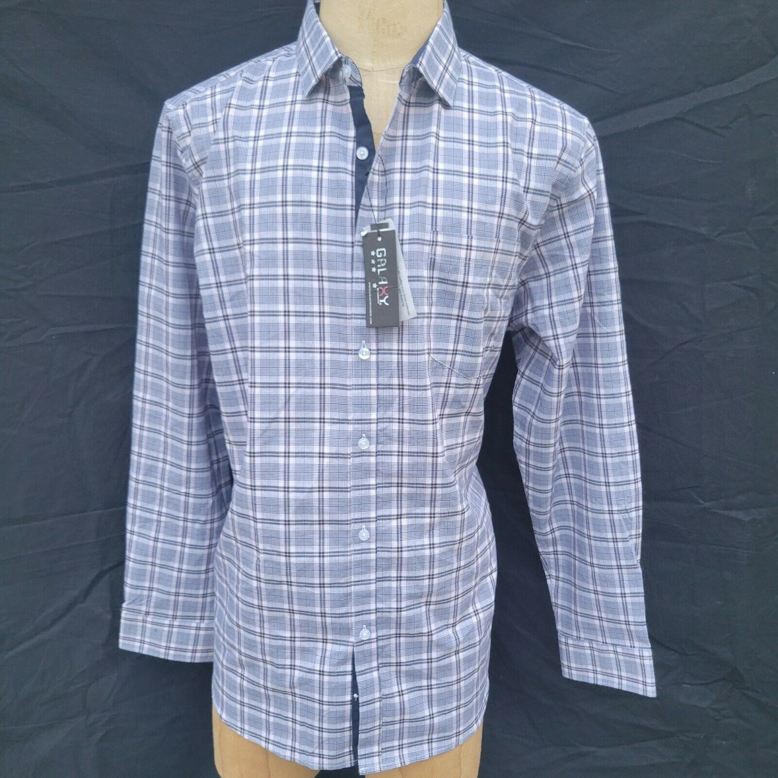 Other Men's Galaxy By Harvic Slim Fit Dress Shirt. XL Size US XL / EU 56 / 4 - 2 Thumbnail