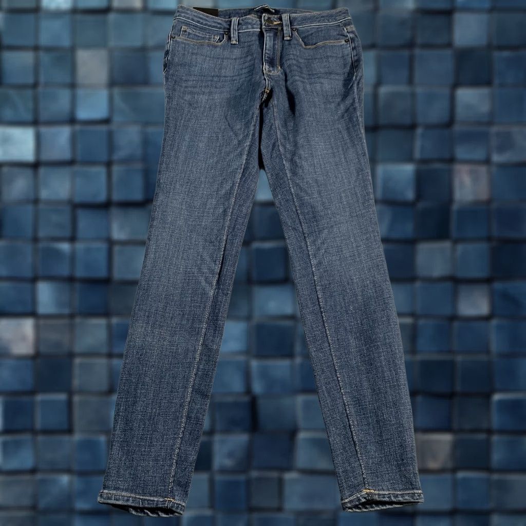 Vintage Calvin Klein Jeans Womens Skinny Stretch Denim Pants Blue Classic Fit 4 Size 27" / US 4 / IT 40 - 1 Thumbnail