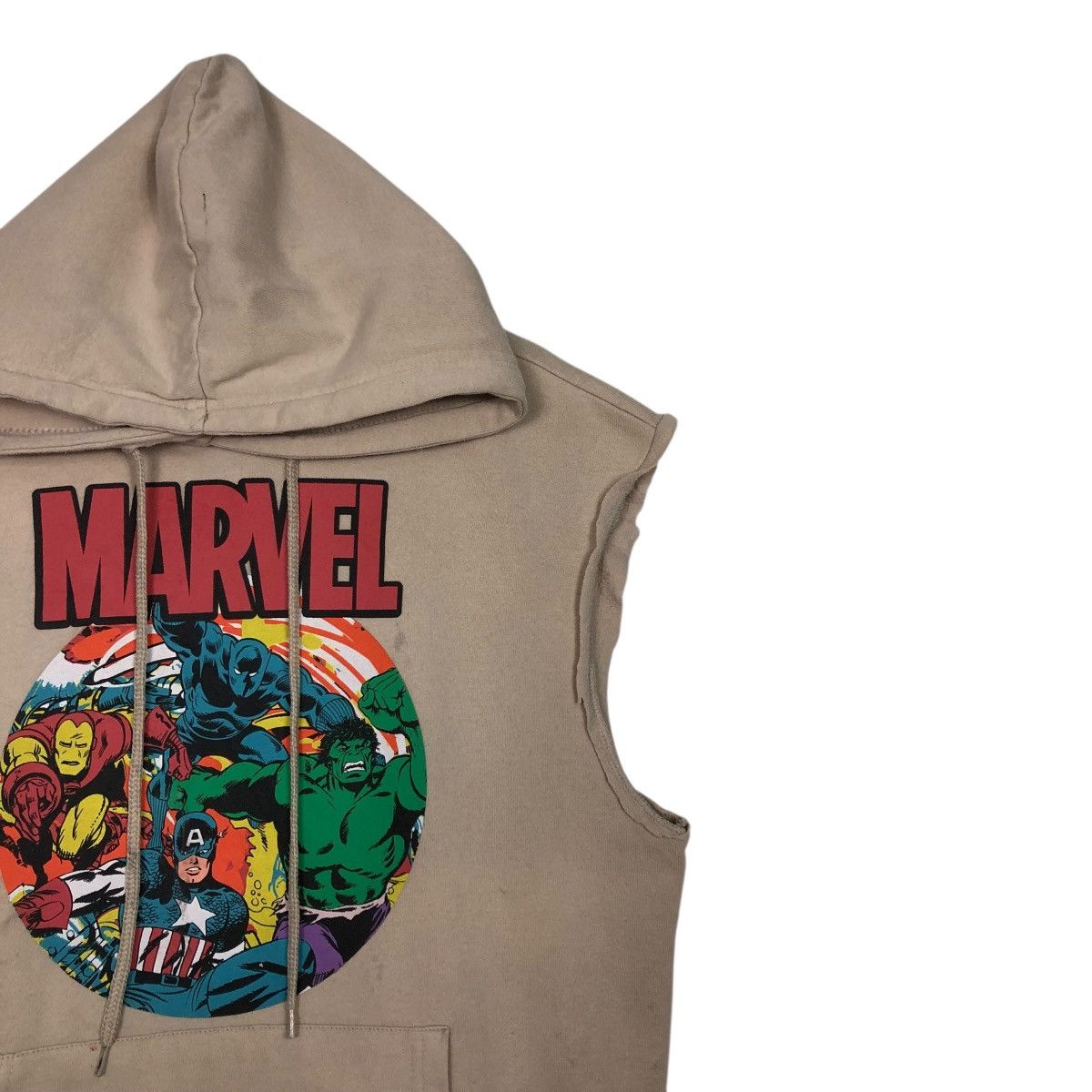 Cartoon Network 🔥VINTAGE VEST HOODIE STYLE PULL OVER MARVEL BIG LOGO Size US M / EU 48-50 / 2 - 8 Thumbnail