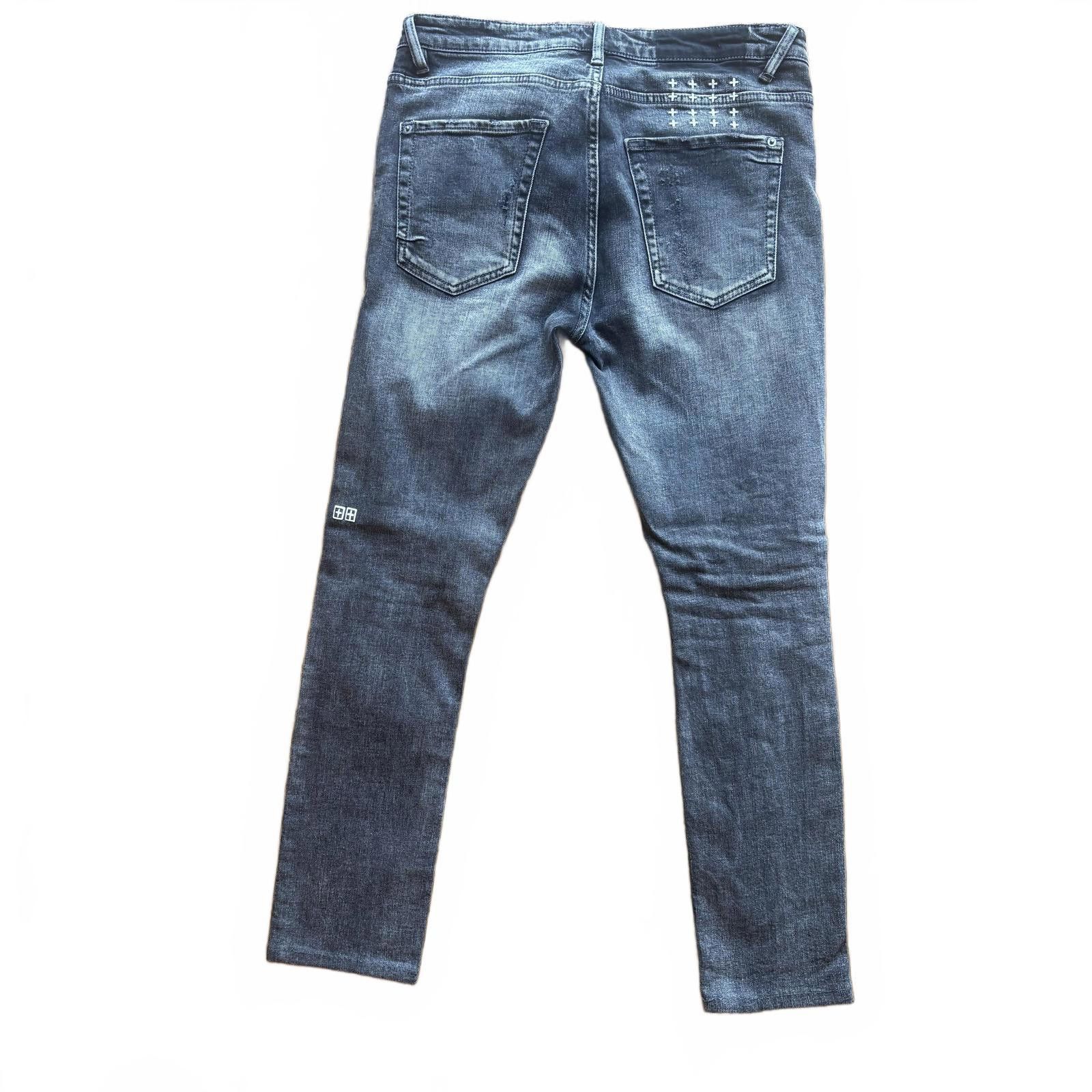 Ksubi Ksubi Black Van Winkle Angst Plateis Jeans Size US 33 - 7 Thumbnail