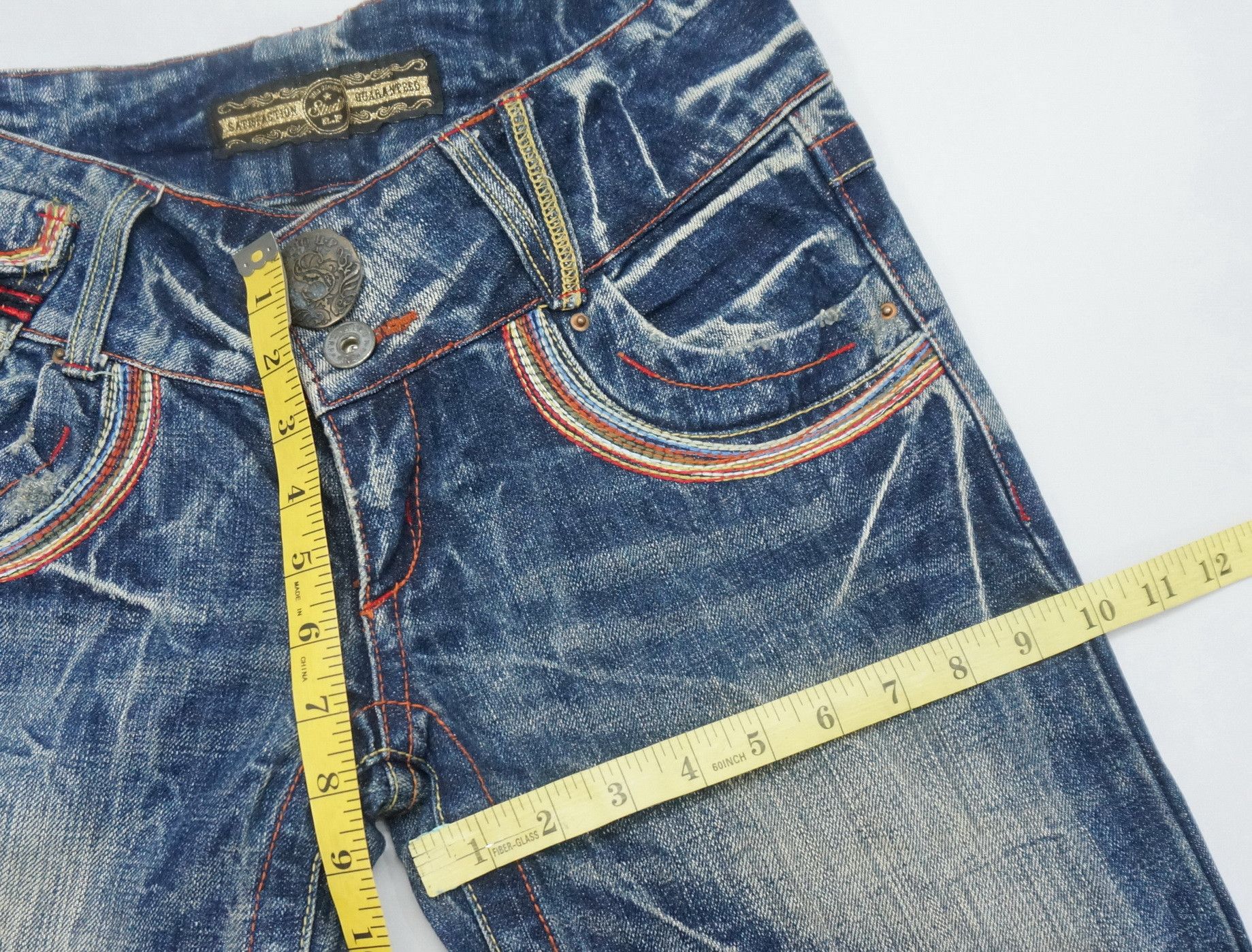 Japanese Brand Red Pepper Wide Leg Lowrise Jeans Size US 29 - 14 Thumbnail