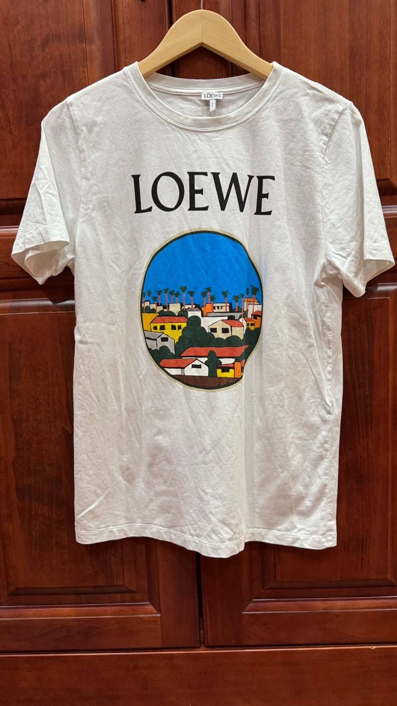 Loewe LOEWE Short sleeves with embroidered logo on the back Size M / US 6-8 / IT 42-44 - 1 Thumbnail