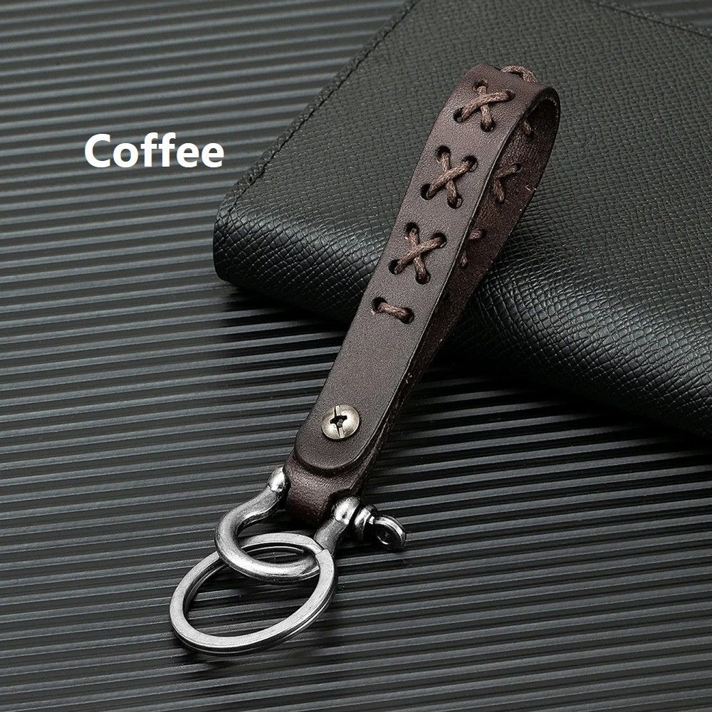 Other Cowhide Wrist Key Leather Shackle Keychain Keyring Holder Size ONE SIZE - 3 Thumbnail