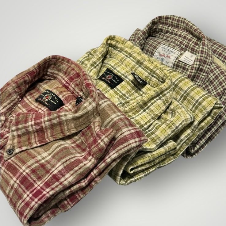 American Eagle Outfitters American Eagle VINTAGE Men's Plaid Shirt 3-Piece Bundle XL Size US XL / EU 56 / 4 - 3 Thumbnail