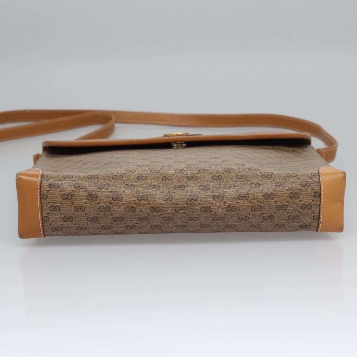 Gucci GUCCI Micro GG Supreme Shoulder Bag Pvc Beige Gold 001 14 Size ONE SIZE - 9 Thumbnail