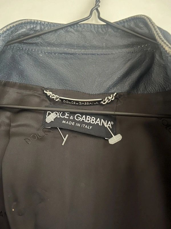 Dolce & Gabbana 2010 Dolce & Gabbana 'Hawaii' Embroidered Leather Jacket Size L / US 10 / IT 46 - 2 Thumbnail