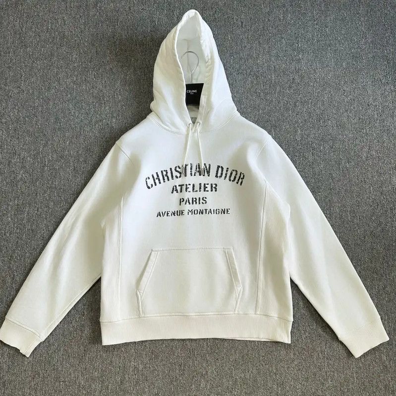 Dior Dior Cotton Hooded Sweatshirt for Men 0089 Size US XL / EU 56 / 4 - 1 Thumbnail
