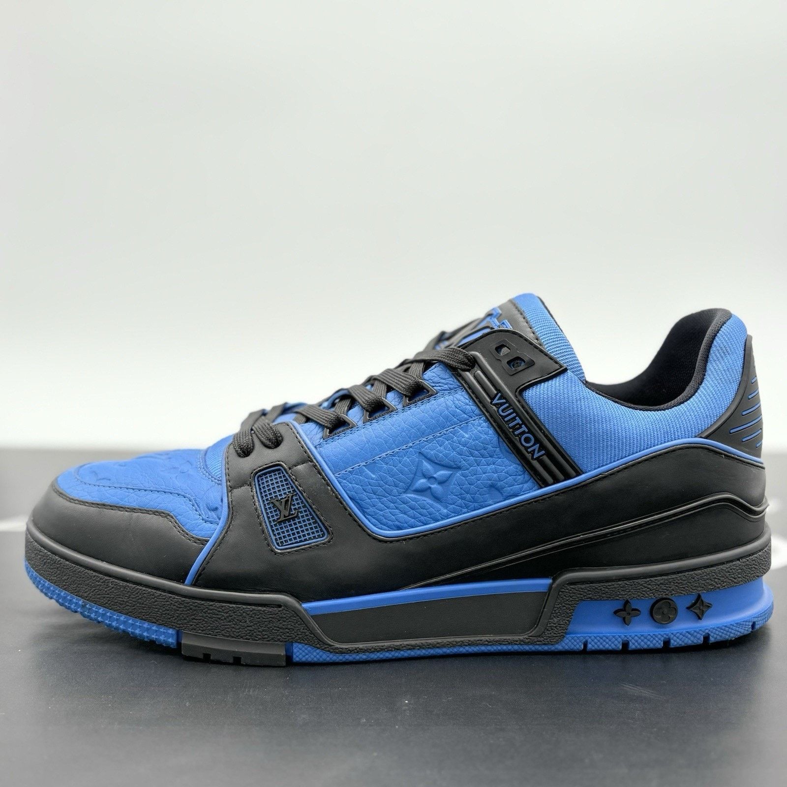 Louis Vuitton 12-12.5 US Louis Vuitton Trainer ' Black Blue ' | GREAT COND Size US 12 / EU 45 - 8 Thumbnail