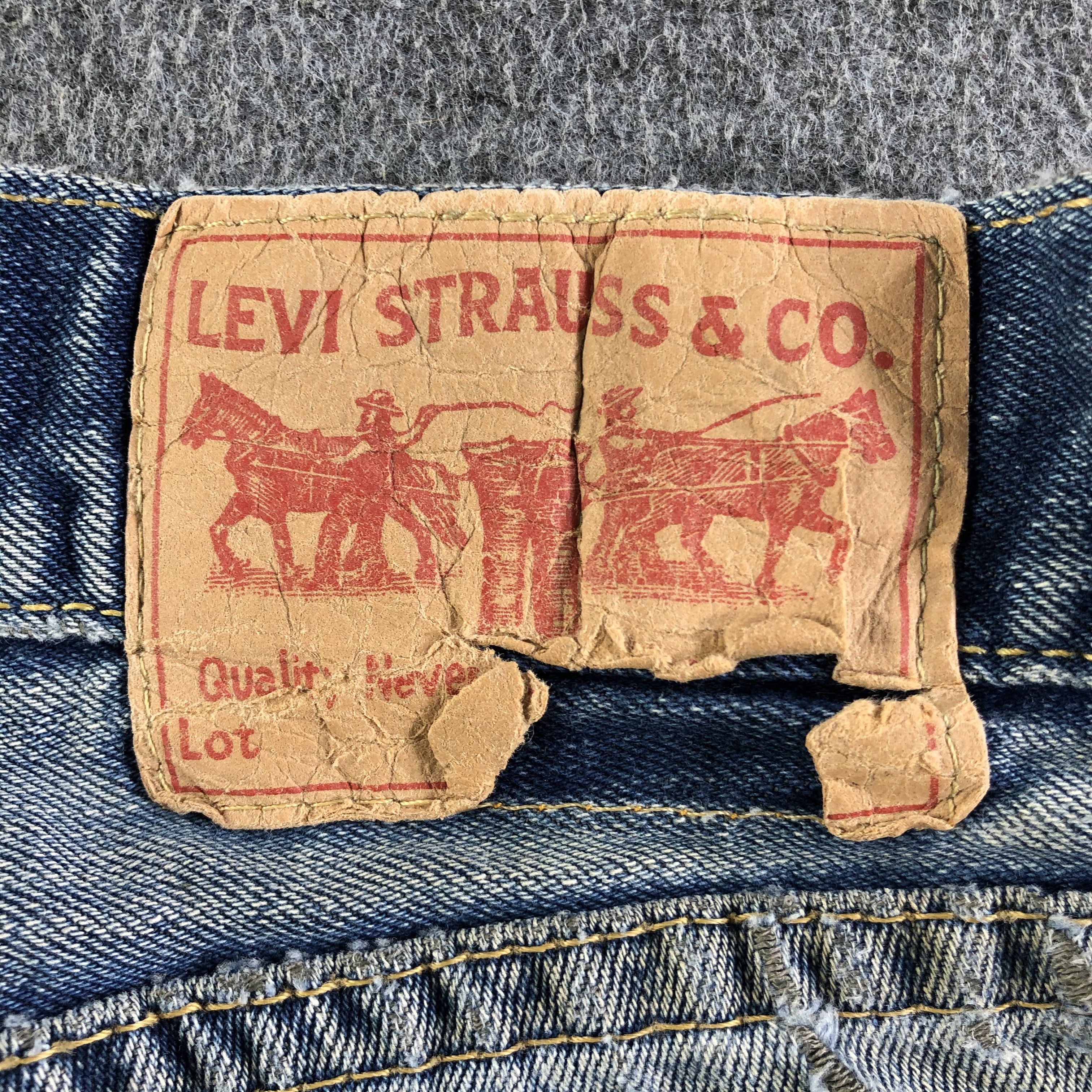 Levi's Vintage Distressed Levis Jeans-J4370 Size US 34 / EU 50 - 5 Thumbnail