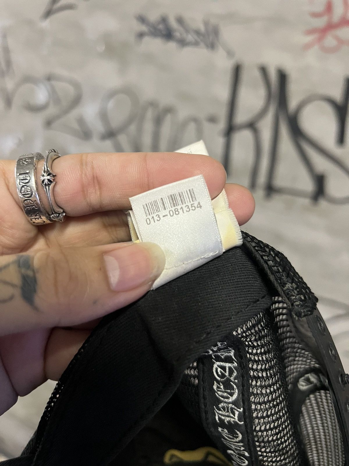 Chrome Hearts Chrome Hearts FUCK Hollywood Trucker Hat Size ONE SIZE - 9 Thumbnail
