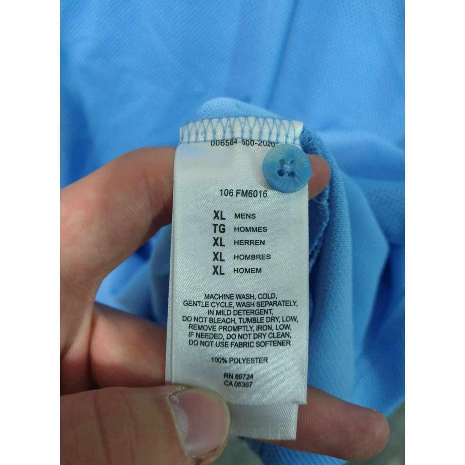 Vintage Columbia Polo Shirt Mens XL Blue Short Sleeve PFG Fishing Breathable All Seasons Vented Solid Pattern Decade: 90s? No, but keep. Size US XL / EU 56 / 4 - 6 Thumbnail
