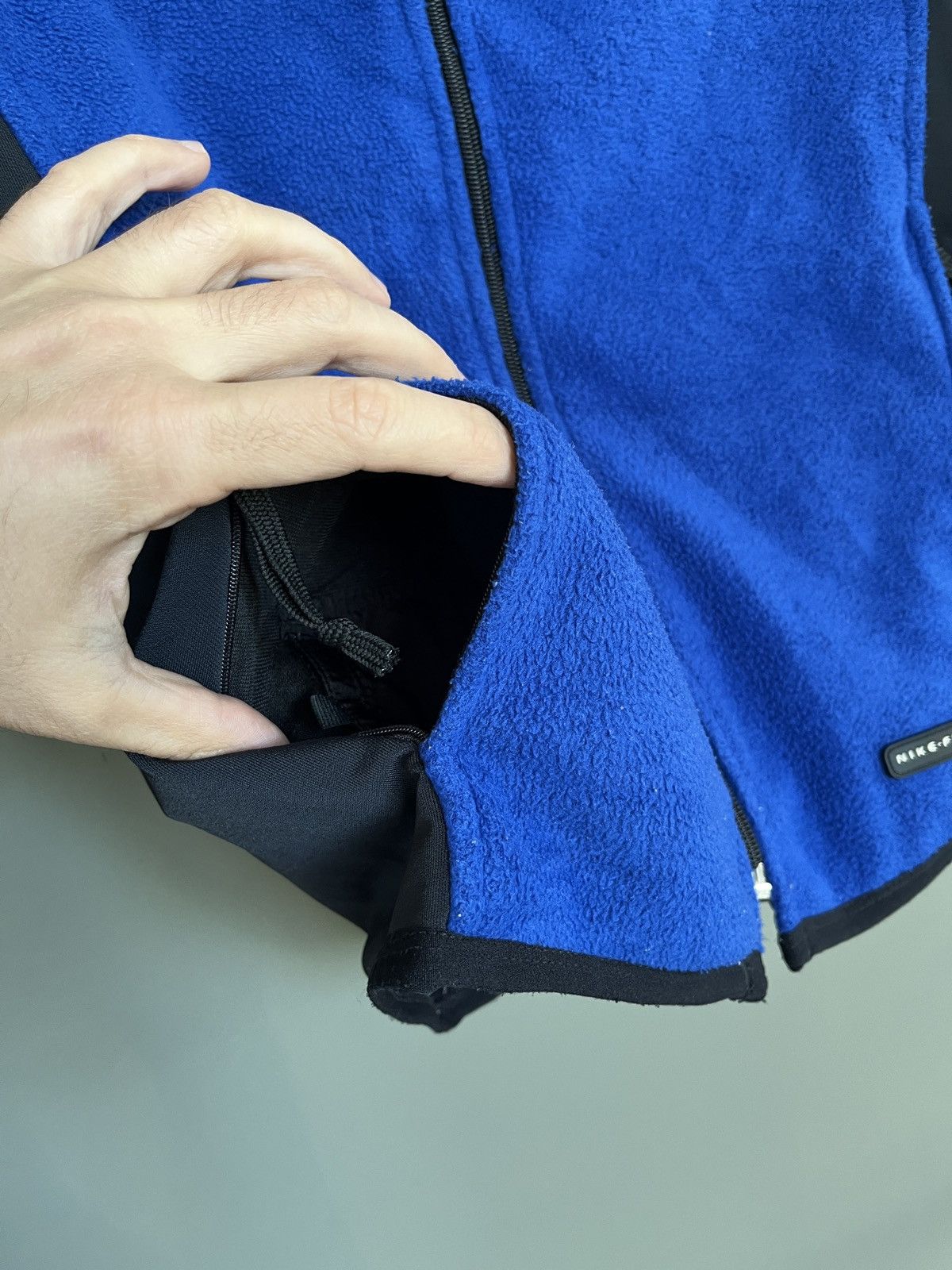 Nike Vintage Nike Fit Fleece Blue Vest Size US M / EU 48-50 / 2 - 8 Thumbnail