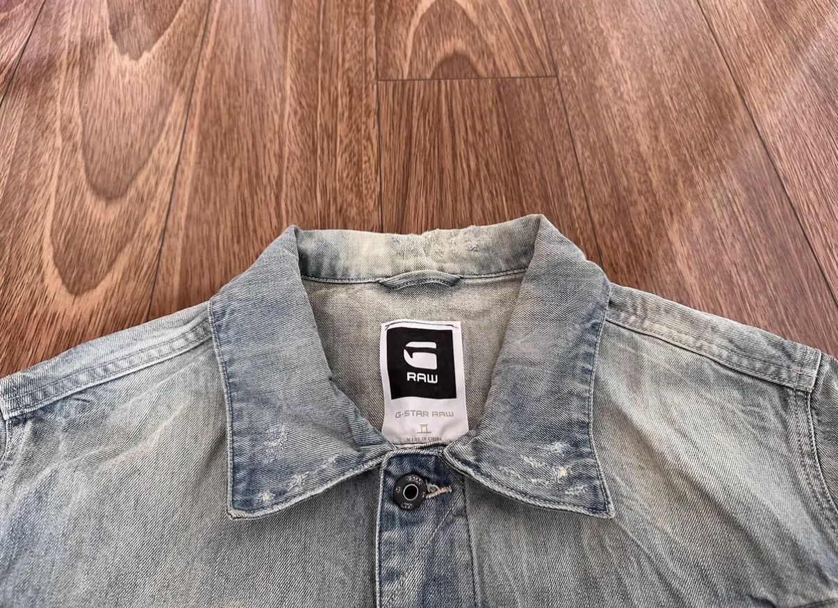 G-Star G-STAR RAW Slim Tailor JKT Faded slim fit washed jacket Size US M / EU 48-50 / 2 - 3 Thumbnail
