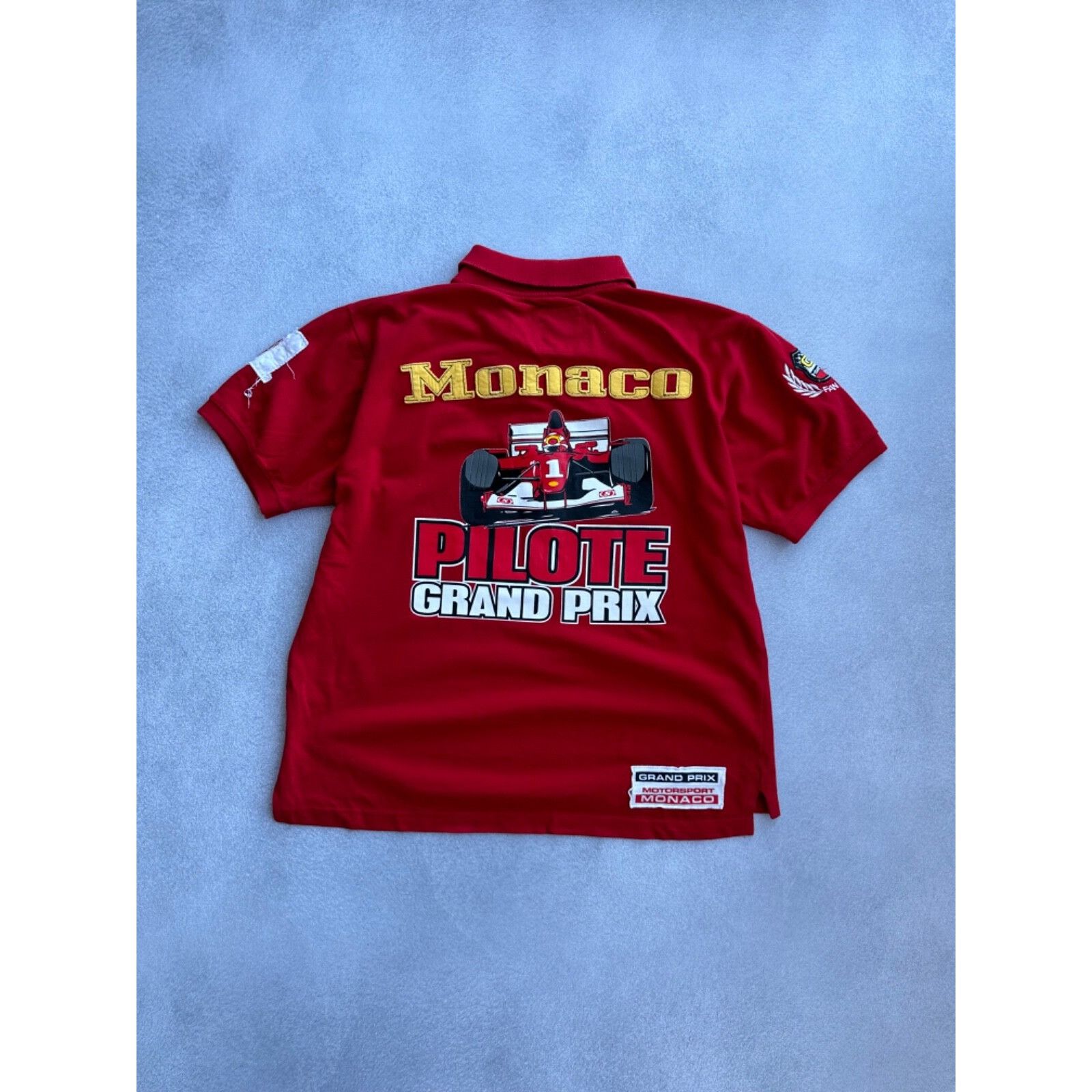 Polo Ralph Lauren VTG Polo RL Style Monaco T-shirt Size US XL / EU 56 / 4 - 1 Thumbnail