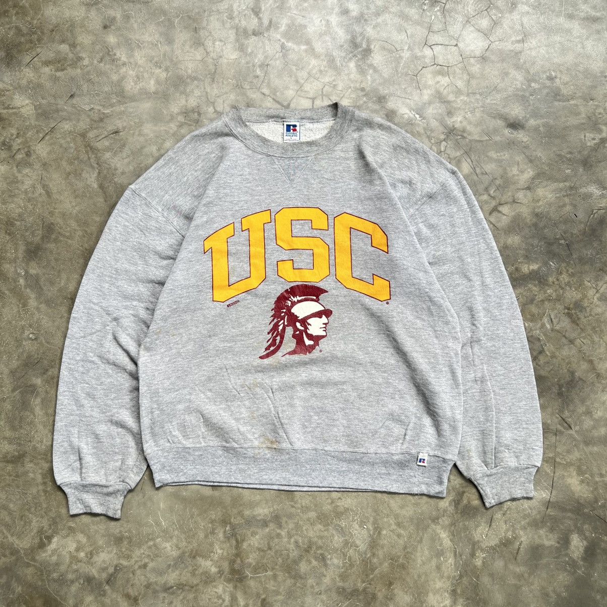 Russell Athletic Vintage 90s Russel USC Crewneck Size US L / EU 52-54 / 3 - 1 Thumbnail