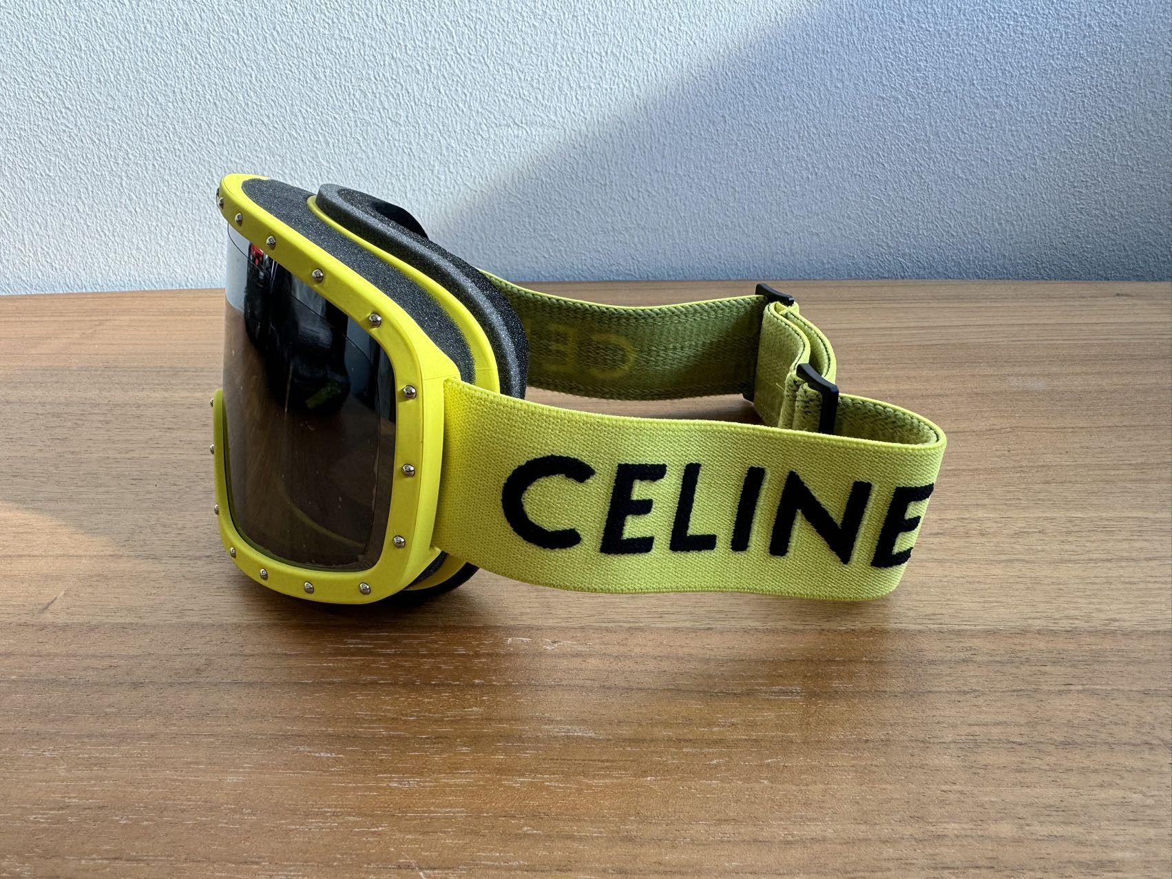Celine CELINE SKI Googles Yello Unisex Size ONE SIZE - 4 Thumbnail