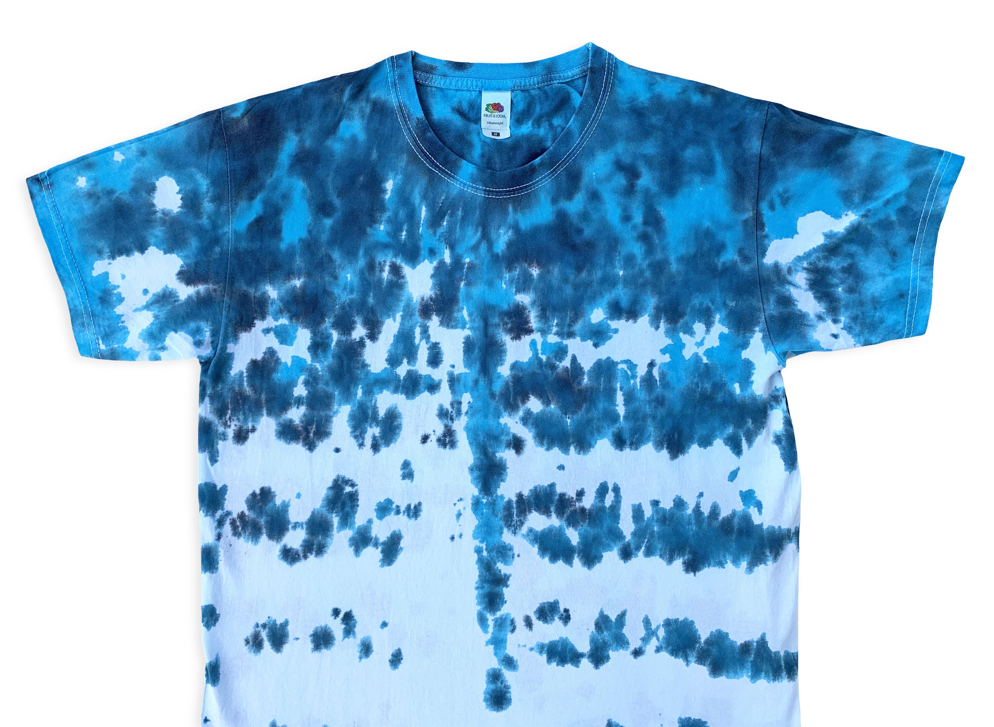 Fruit Of The Loom Y2K Tie Dye FRUIT OF THE LOOM T shirt Funky Tee Hippie Basic Size US M / EU 48-50 / 2 - 6 Thumbnail