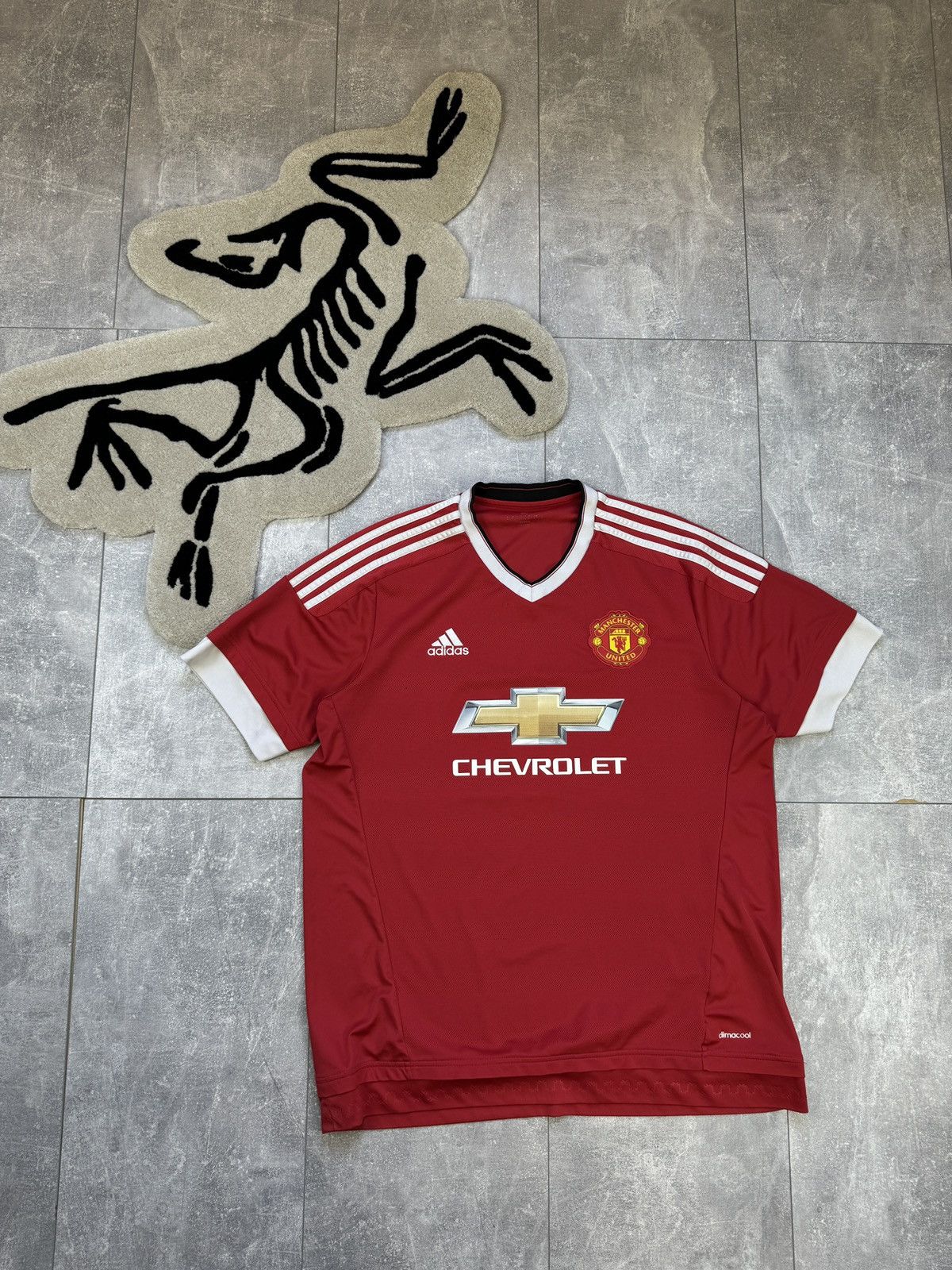 Adidas Mens Vintage Adidas Manchester United FC T-shirt jersey y2k Size US L / EU 52-54 / 3 - 1 Thumbnail