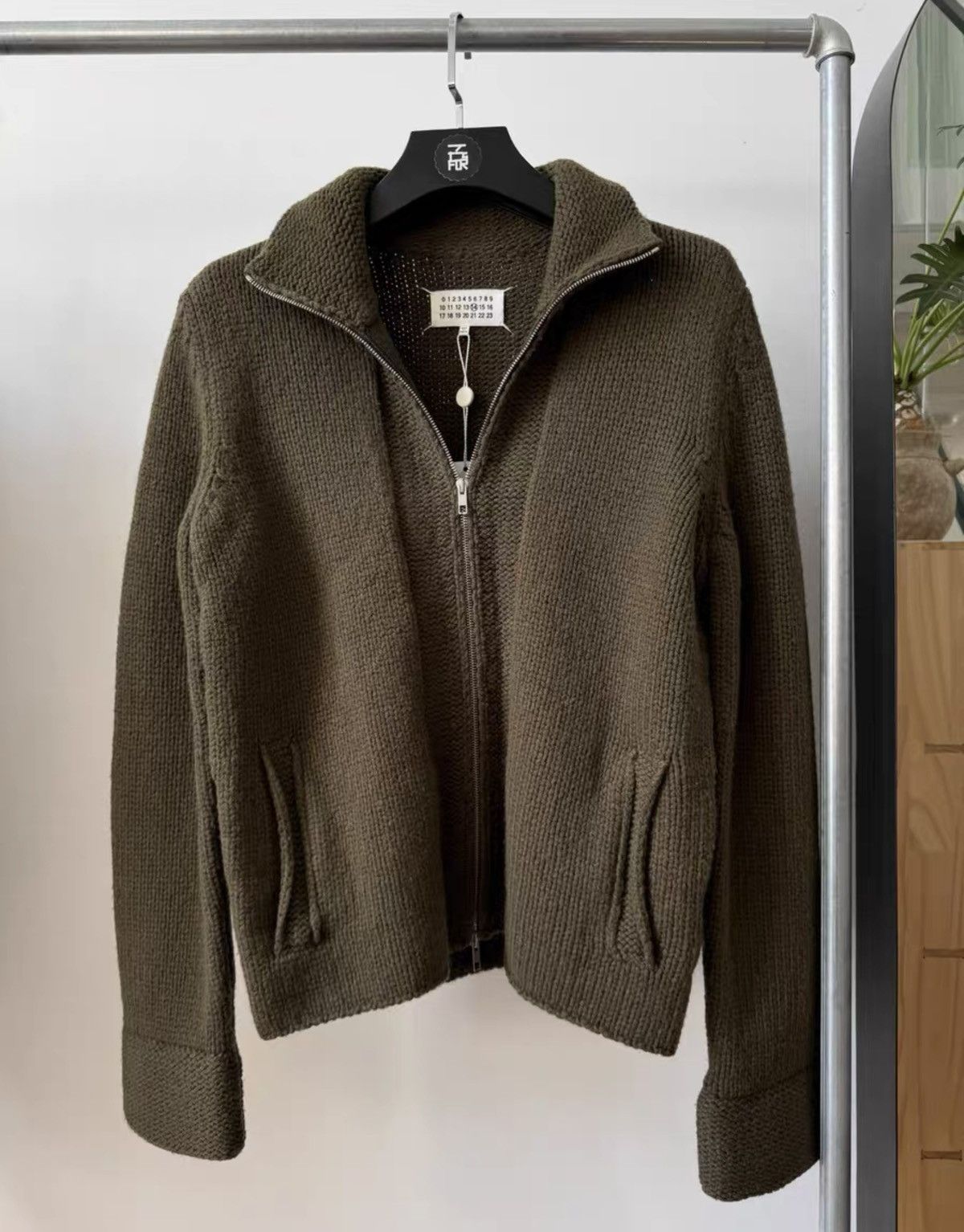 Maison Margiela MAISON MARGIELA Fall/Winter 2017 Wool Knit Zip Jacket Size US M / EU 48-50 / 2 - 3 Thumbnail