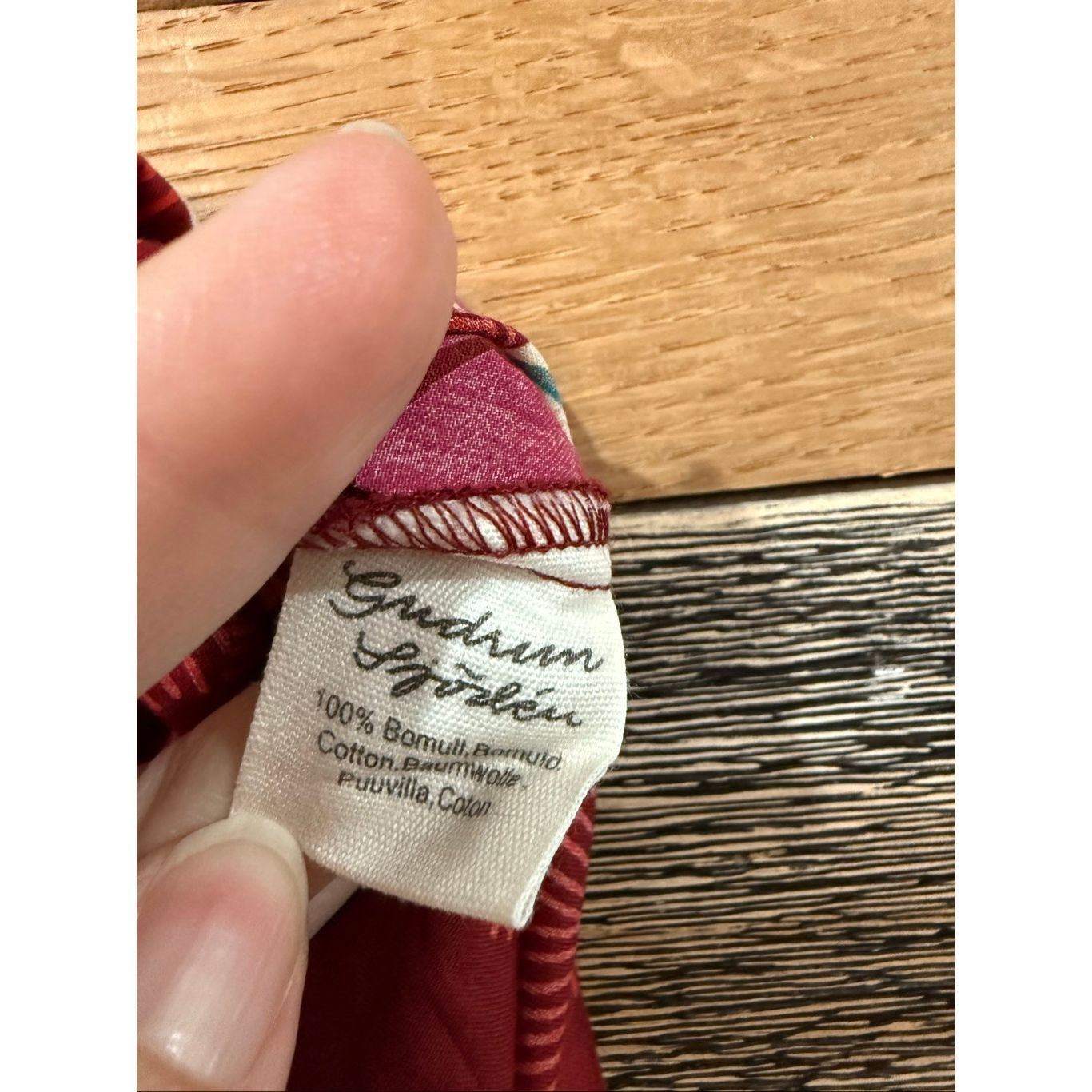 Guru Gudrun Sjoden colorful boho lagenlook skirt size L / XL Size 32" / US 10 / IT 46 - 4 Thumbnail