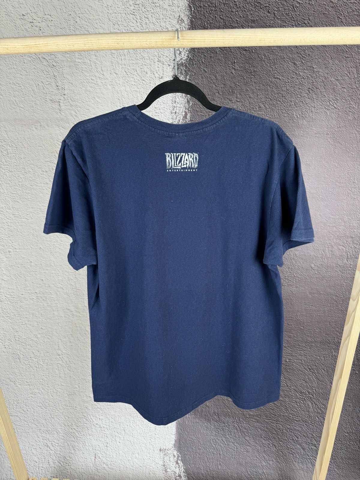 Vintage Vintage BLIZZARD T-Shirt blue Heroes of the Storm print WOW Size US L / EU 52-54 / 3 - 3 Thumbnail