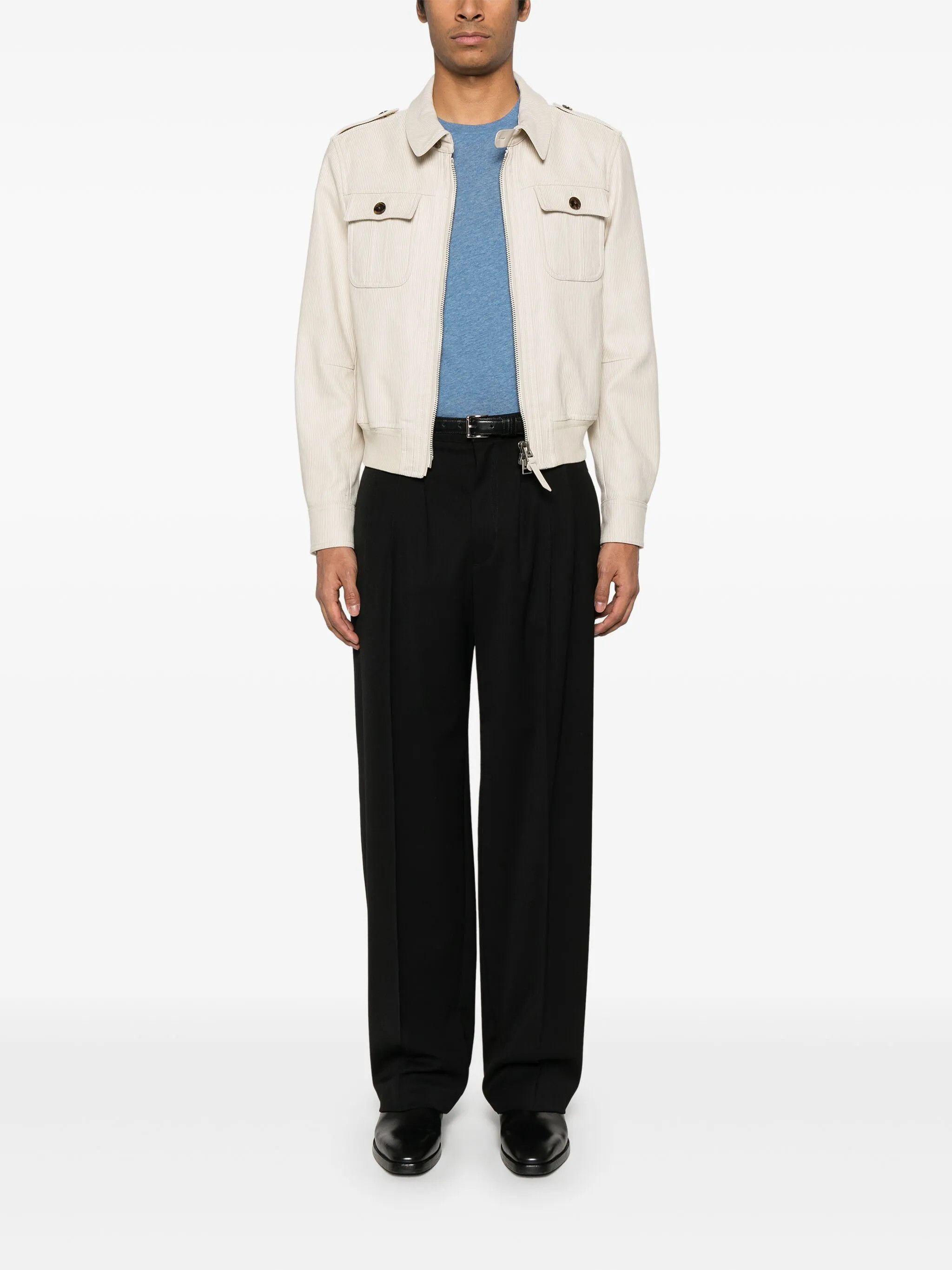 Tom Ford o1w1db10925 OBS054 Battle Jacket in Sand Size US XXL / EU 58 / 5 - 2 Thumbnail