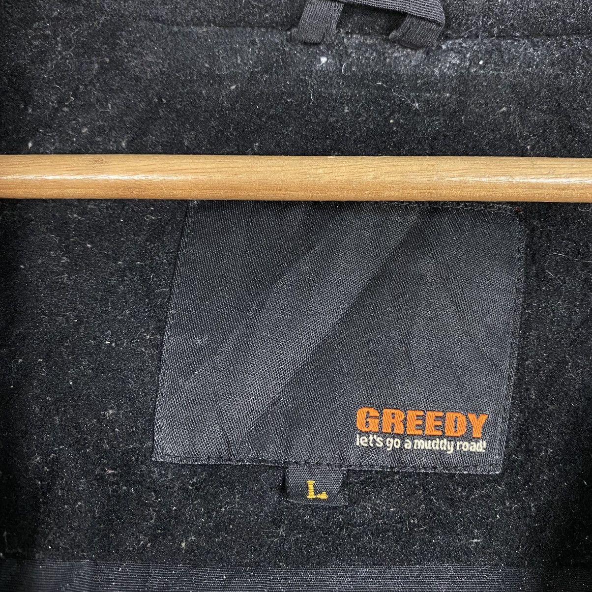 Japanese Brand Vintage Biker Jacket Cafe Racer Greedy Big Logo Size US L / EU 52-54 / 3 - 21 Thumbnail