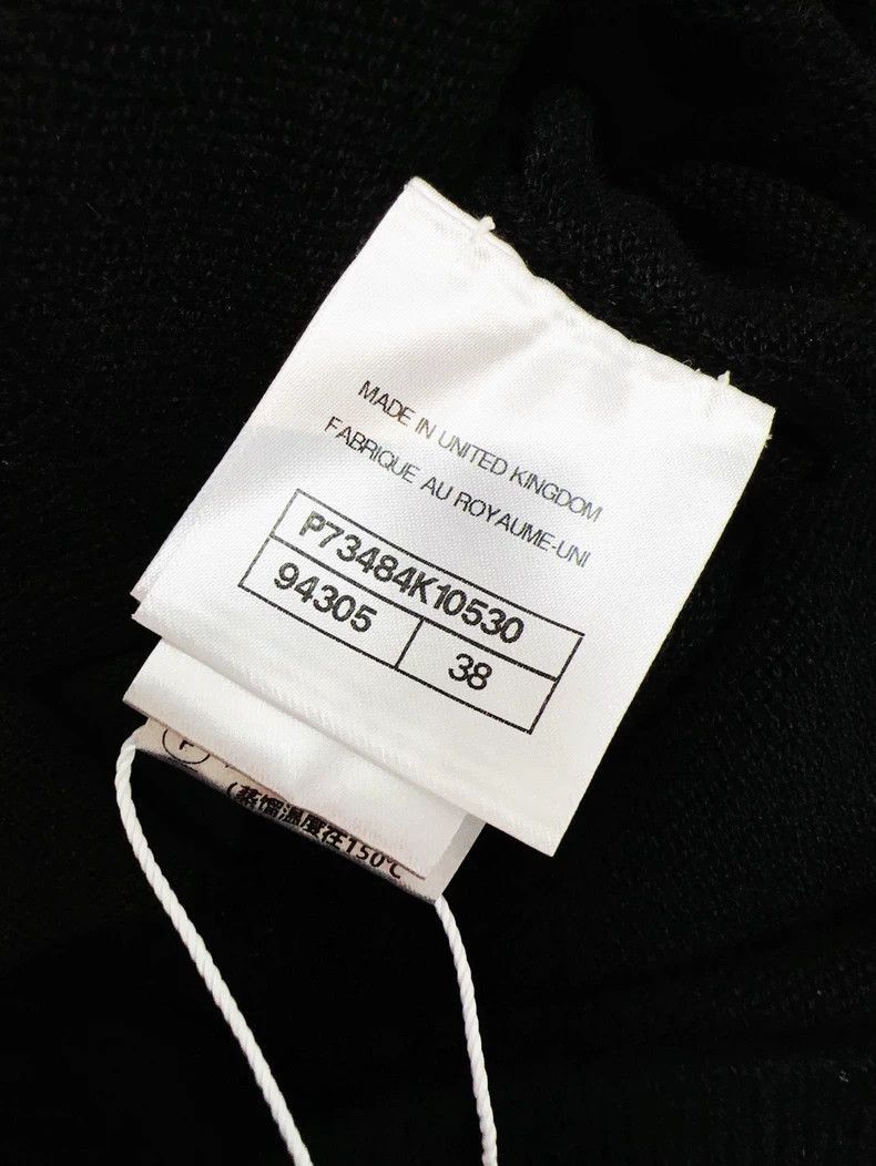 Chanel Chanel Black Cashmere Badge Sling Dress Size M / US 6-8 / IT 42-44 - 7 Thumbnail