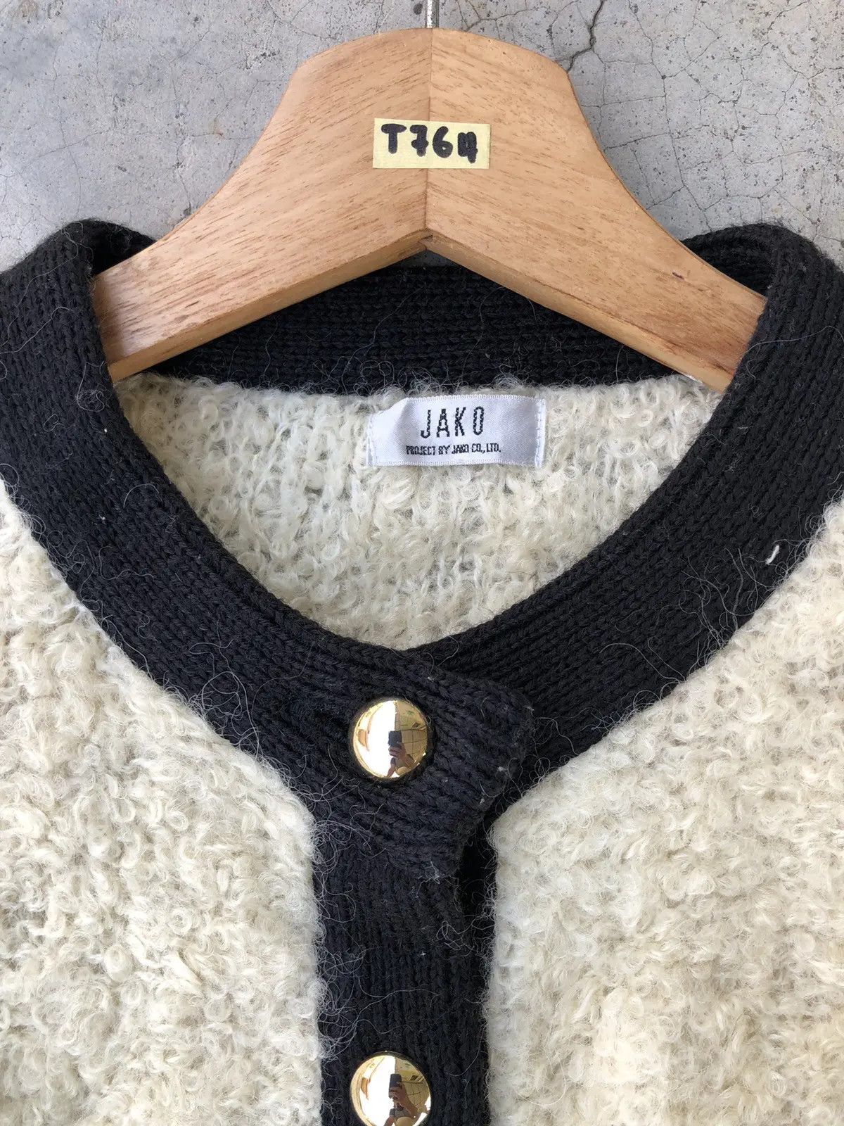 Homespun Knitwear Vintage Knitware Fleece/Fluffy Sweater Like cardigan Size US M / EU 48-50 / 2 - 6 Thumbnail