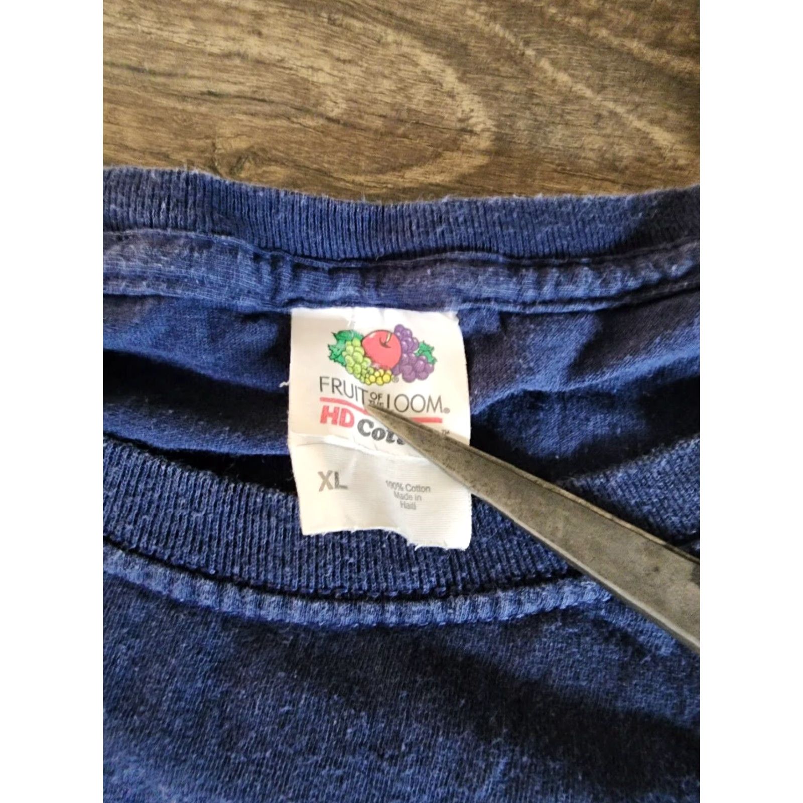 Fruit Of The Loom VINTAGE Fruit of the Loom Mens XL Blue Short Sleeve Graphic Tee Double Sided Cinco De Mayo Beer Mens Size US XL / EU 56 / 4 - 4 Thumbnail