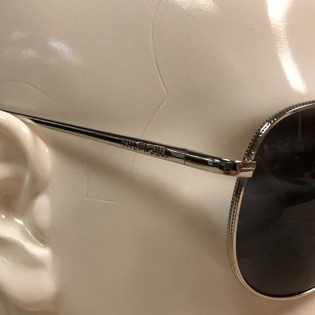 Tommy Hilfiger Tommy Hilfiger Silver Framed Aviator Sunglasses Size ONE SIZE - 5 Thumbnail