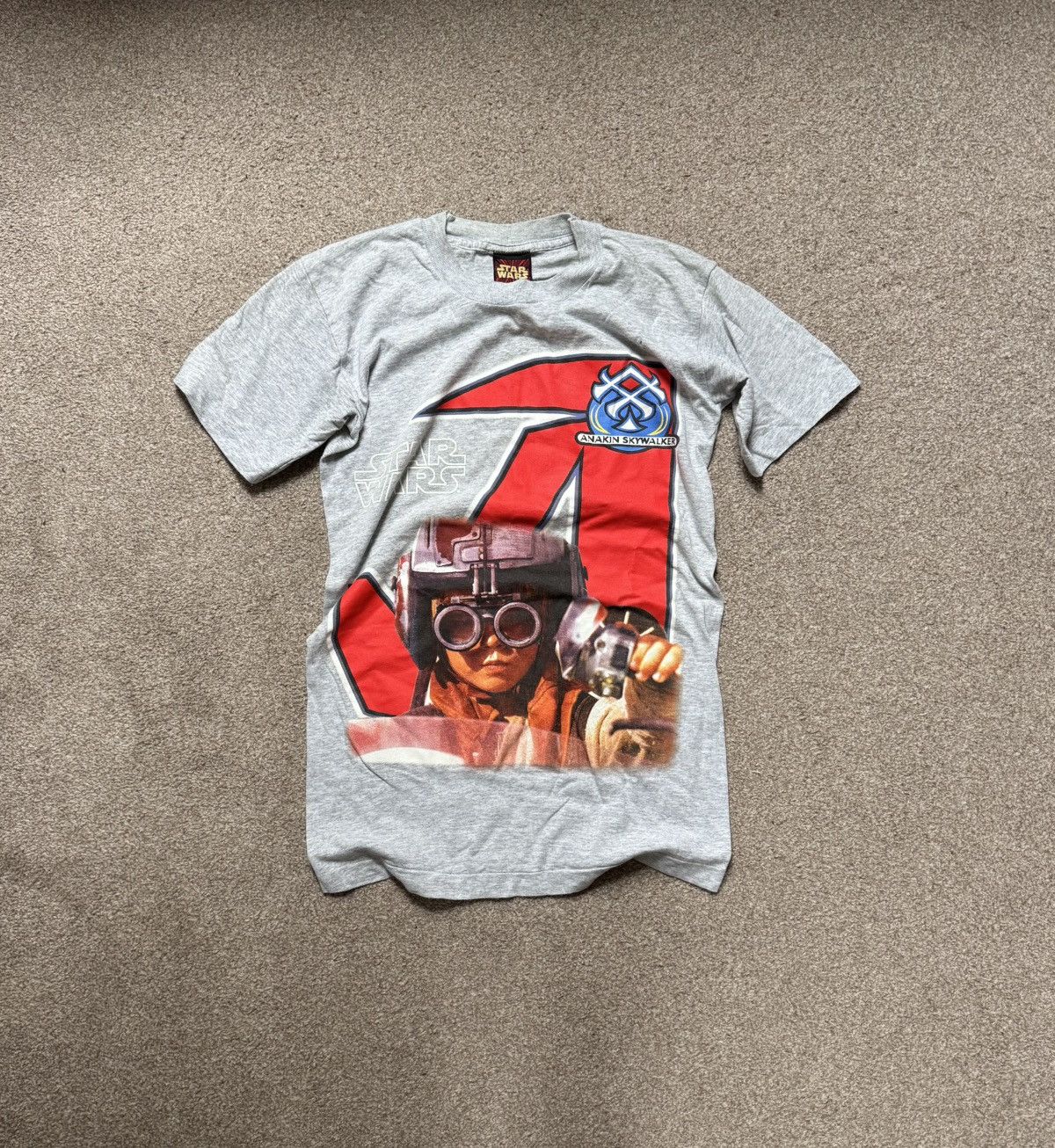 Star Wars Vintage 1999 Star wars Anakin Skywalker Podrace T-shirt Size US S / EU 44-46 / 1 - 1 Thumbnail