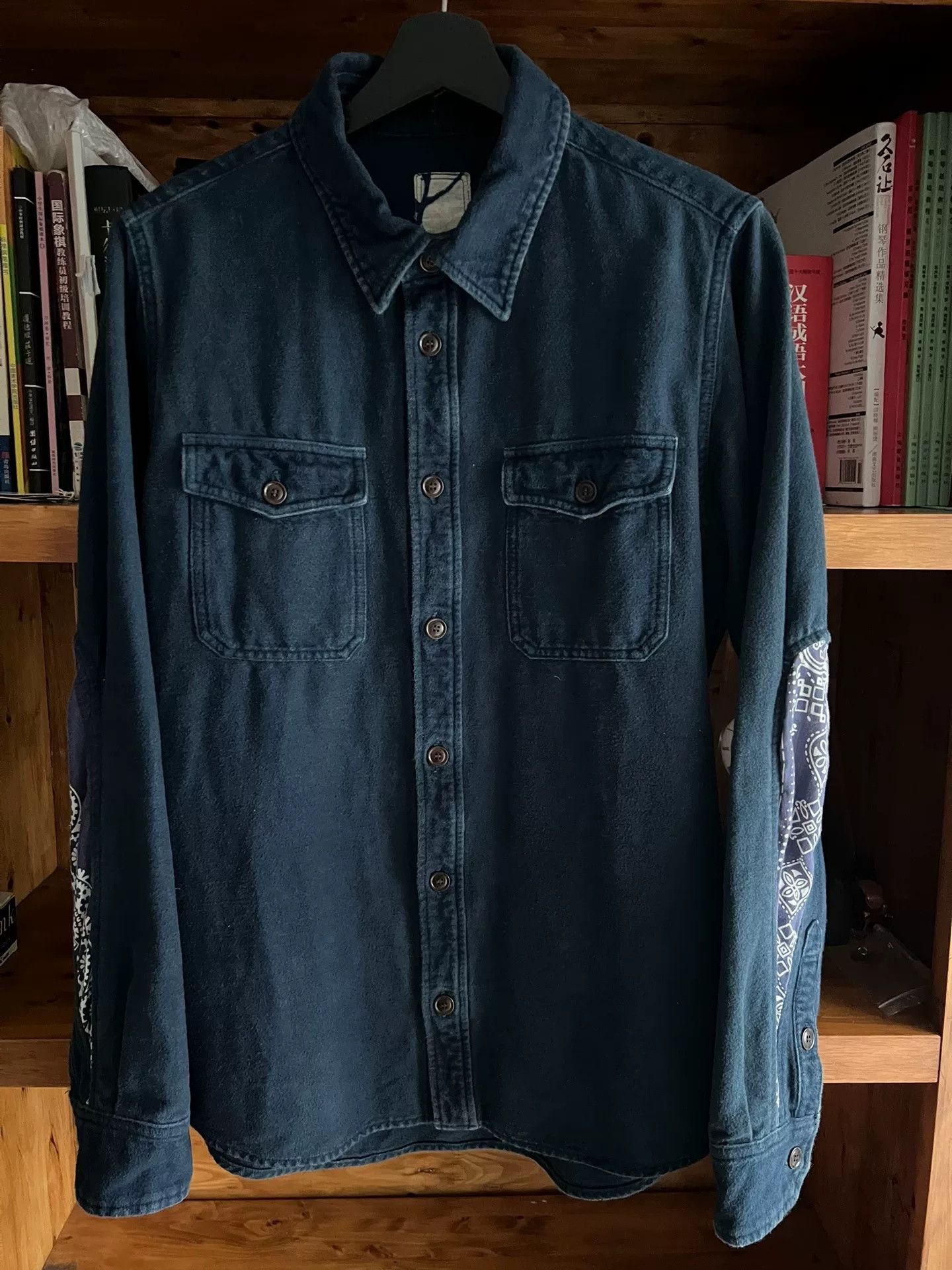 Visvim visvim 2019 Indigo Dyed Distressed ICT Shirt Size US M / EU 48-50 / 2 - 1 Thumbnail