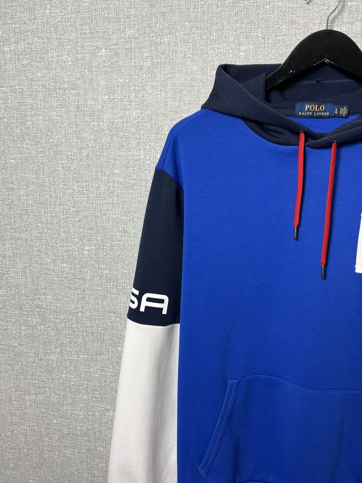 Polo Ralph Lauren Polo Ralph Lauren P-15 Offshore USA Big Logo Hoodie Size US L / EU 52-54 / 3 - 7 Thumbnail