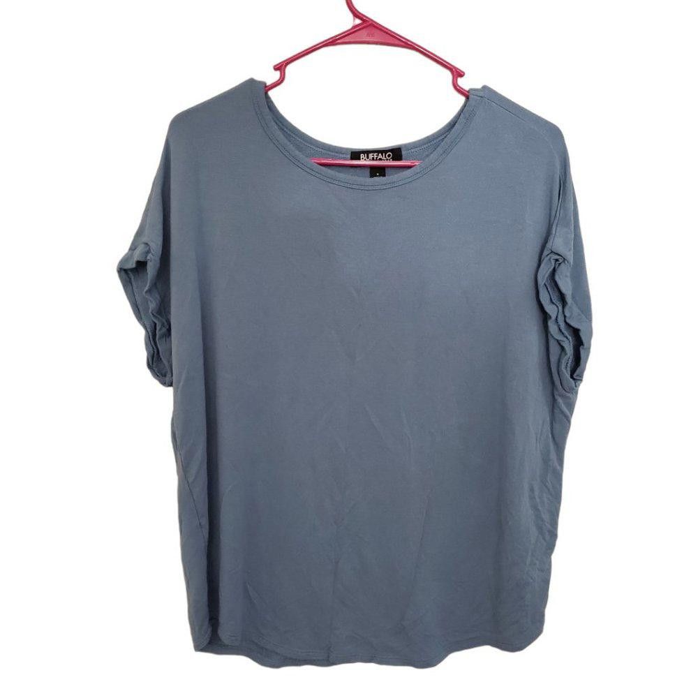 Buffalo David Bitton CT545 Buffalo David Bitton Ladies Blue T-shirt S Size S / US 4 / IT 40 - 1 Thumbnail