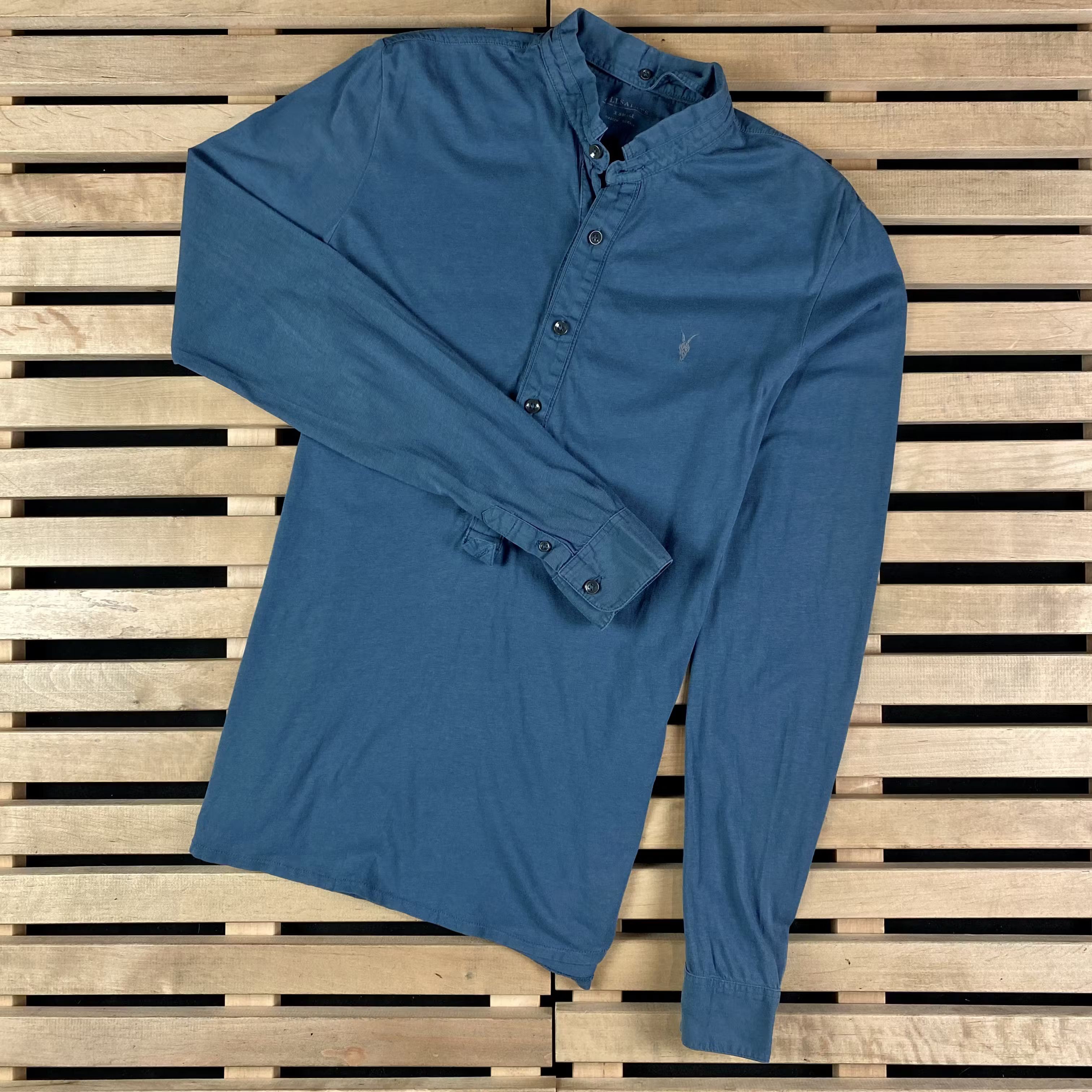 Allsaints Mens Polo Long Sleeve Allsaints Size XS Size US XS / EU 42 / 0 - 1 Thumbnail