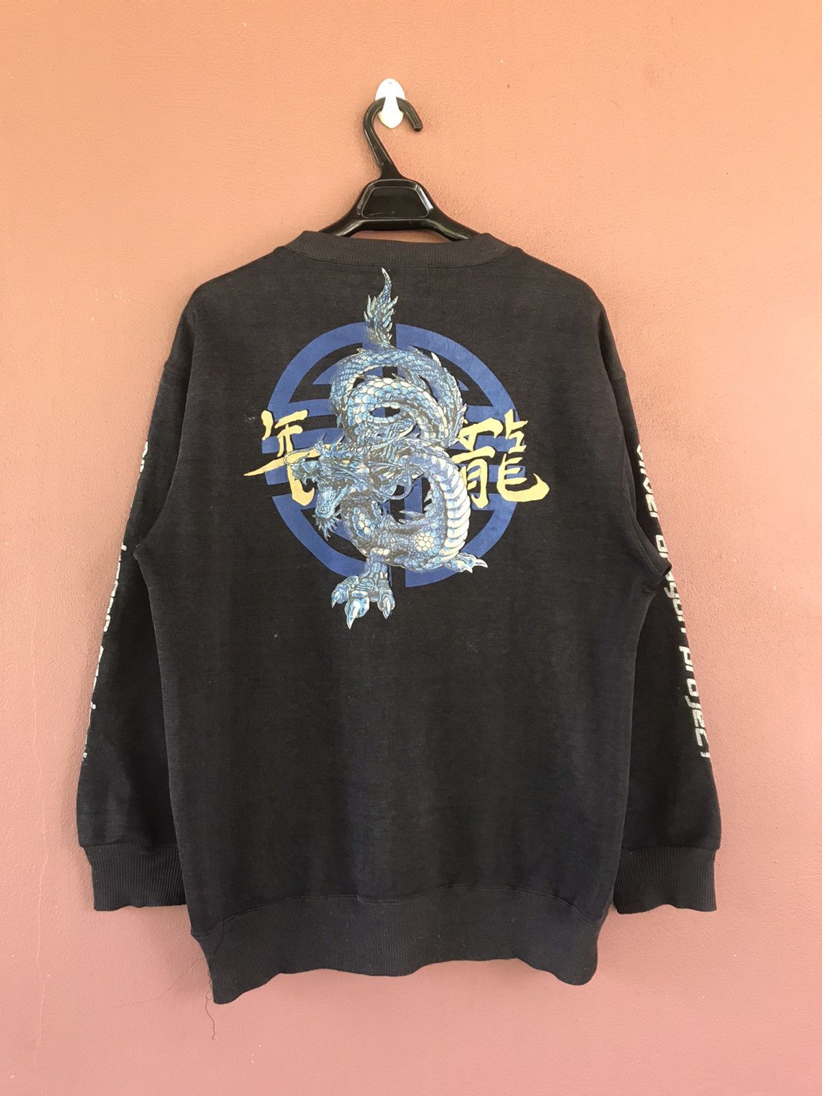 Japanese Brand Silver dragon project big logo sweatshirt Size US M / EU 48-50 / 2 - 1 Thumbnail