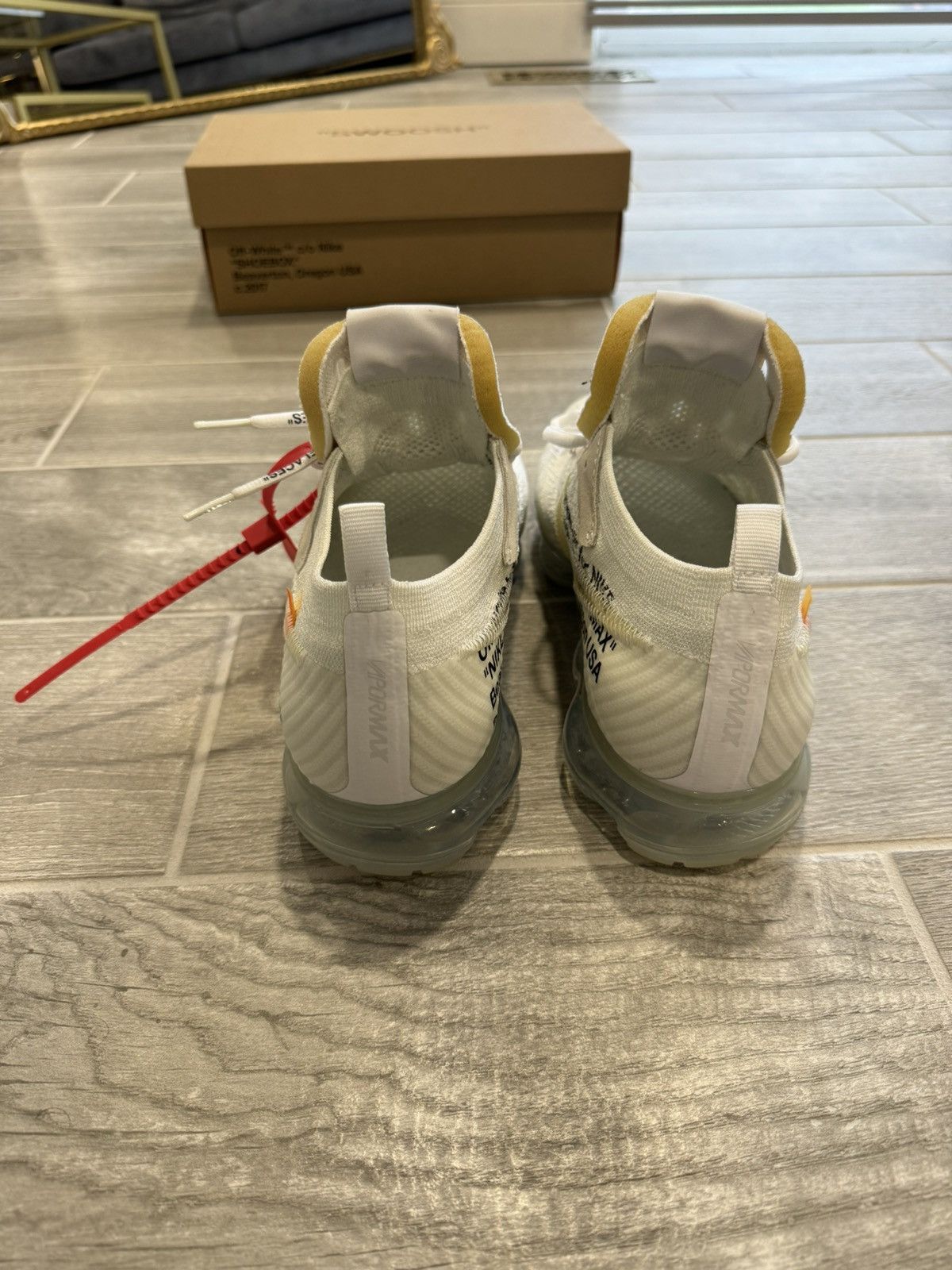 Nike × Off-White Nike x OFF WHITE Air Vapormax Size US 9.5 / EU 42-43 - 4 Thumbnail