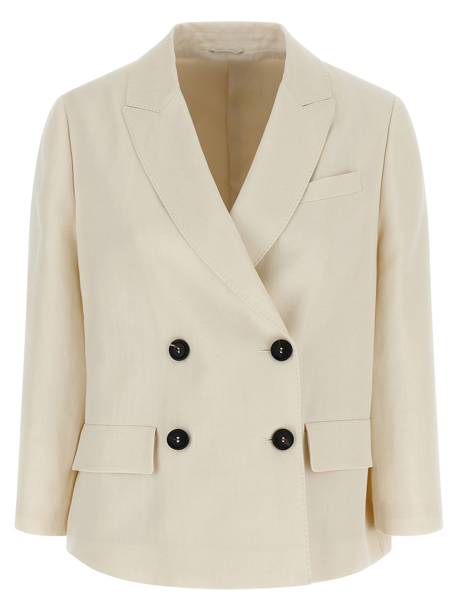 Brunello Cucinelli Double-breasted blazer Size S / US 4 / IT 40 - 1 Thumbnail
