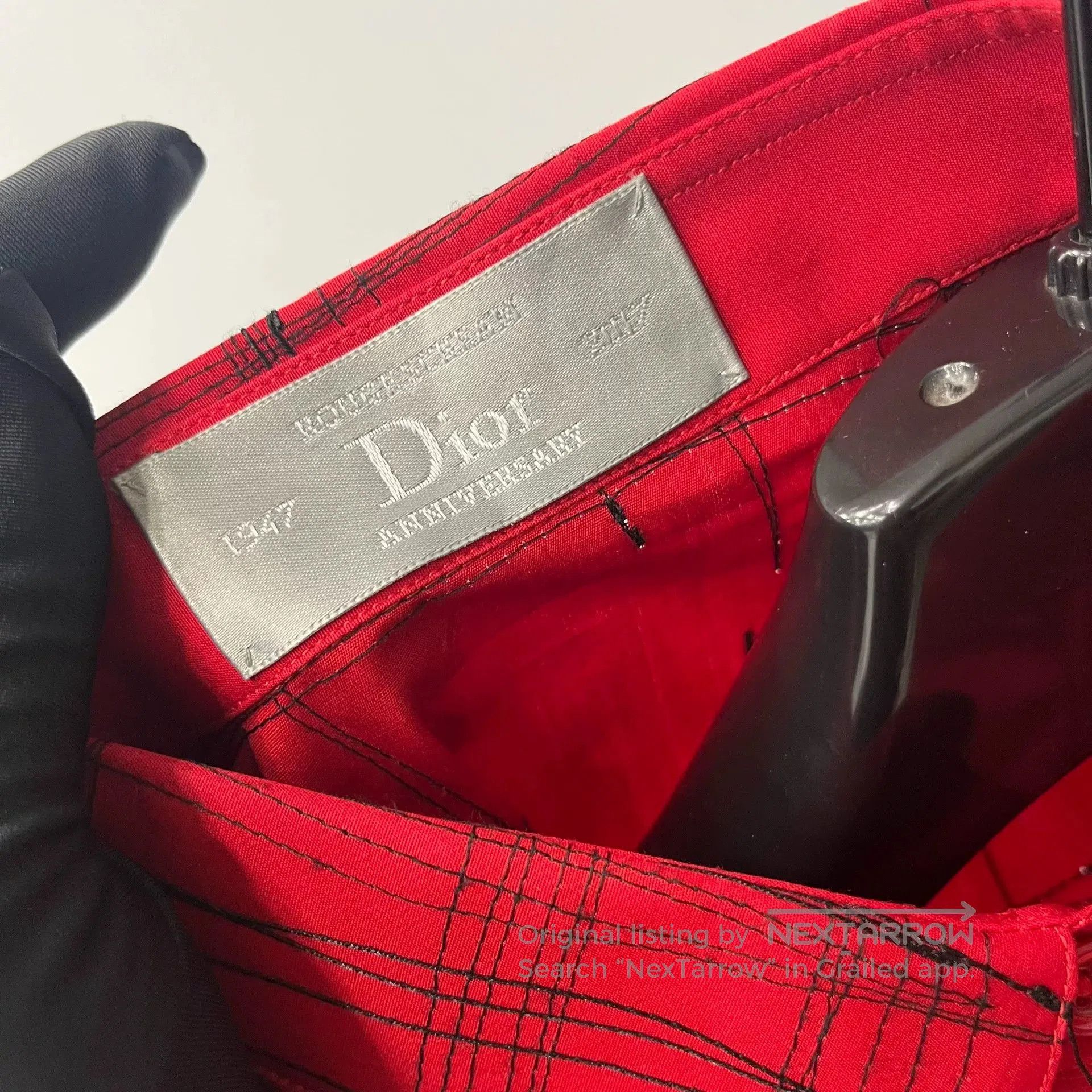 Dior red long sleeve dapper shirt by dior. Size US M / EU 48-50 / 2 - 3 Thumbnail